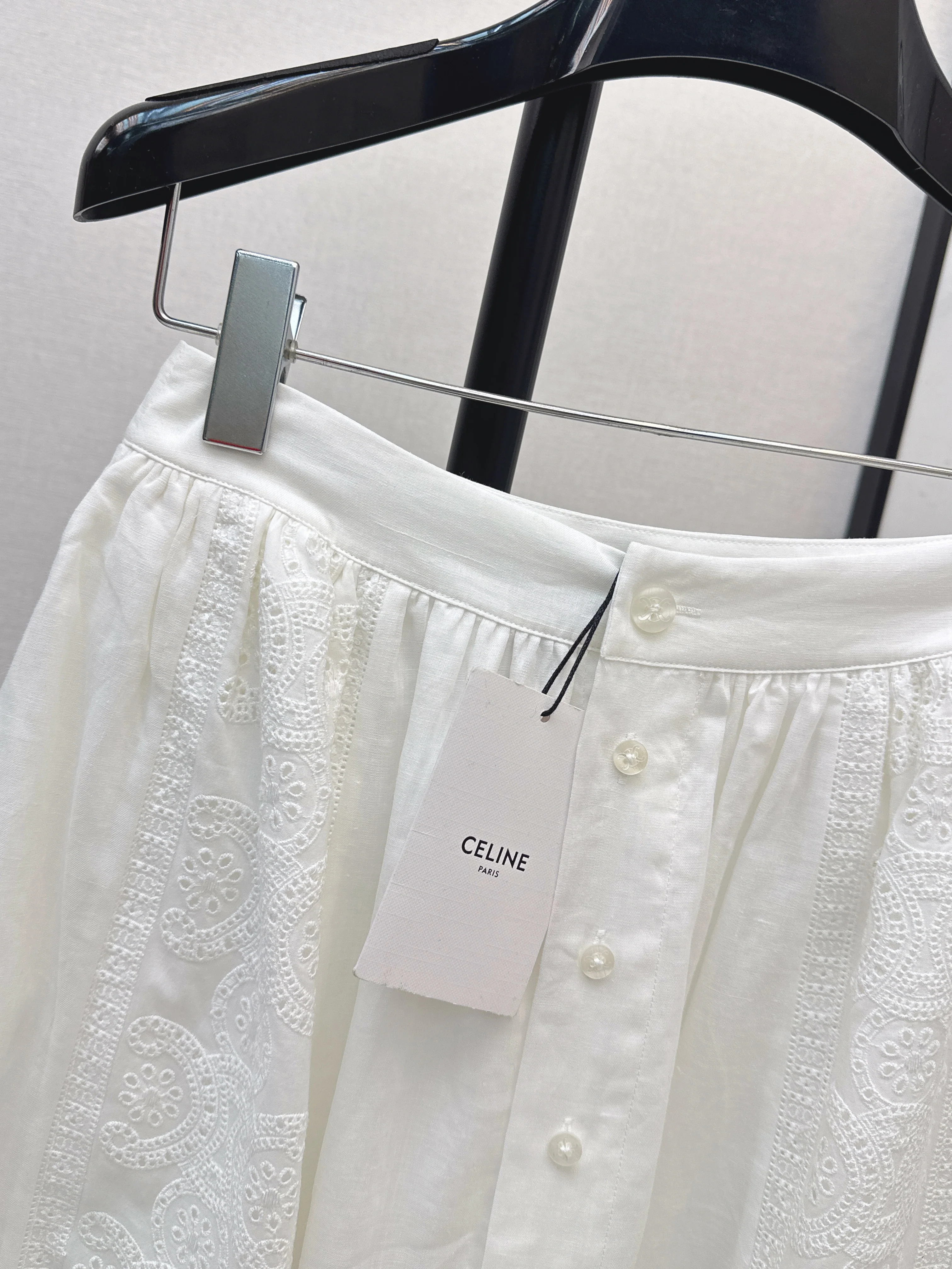 Celi 26ss hollow jacquard skirts