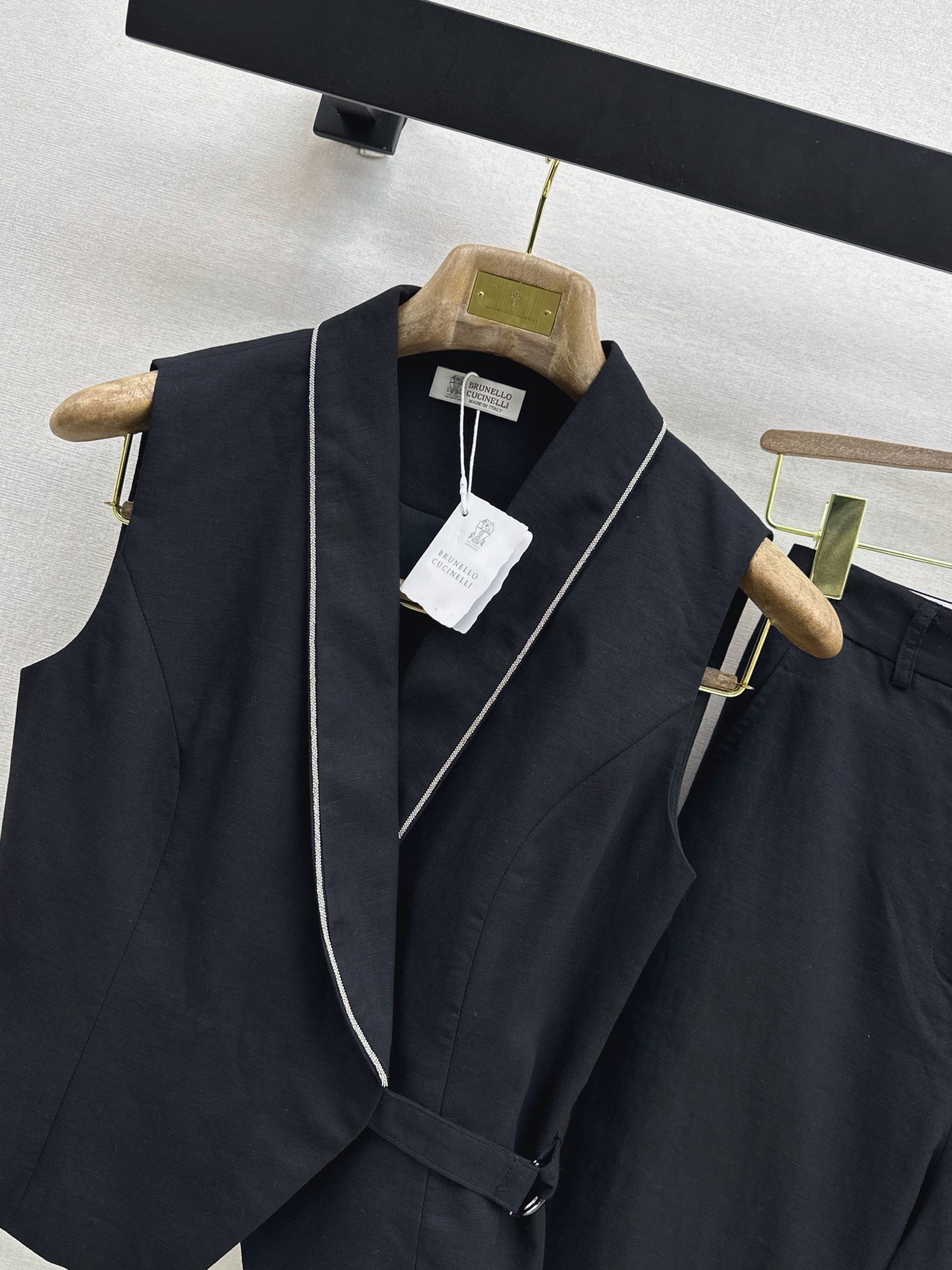 Brun 26ss waistcoat suit pants sets