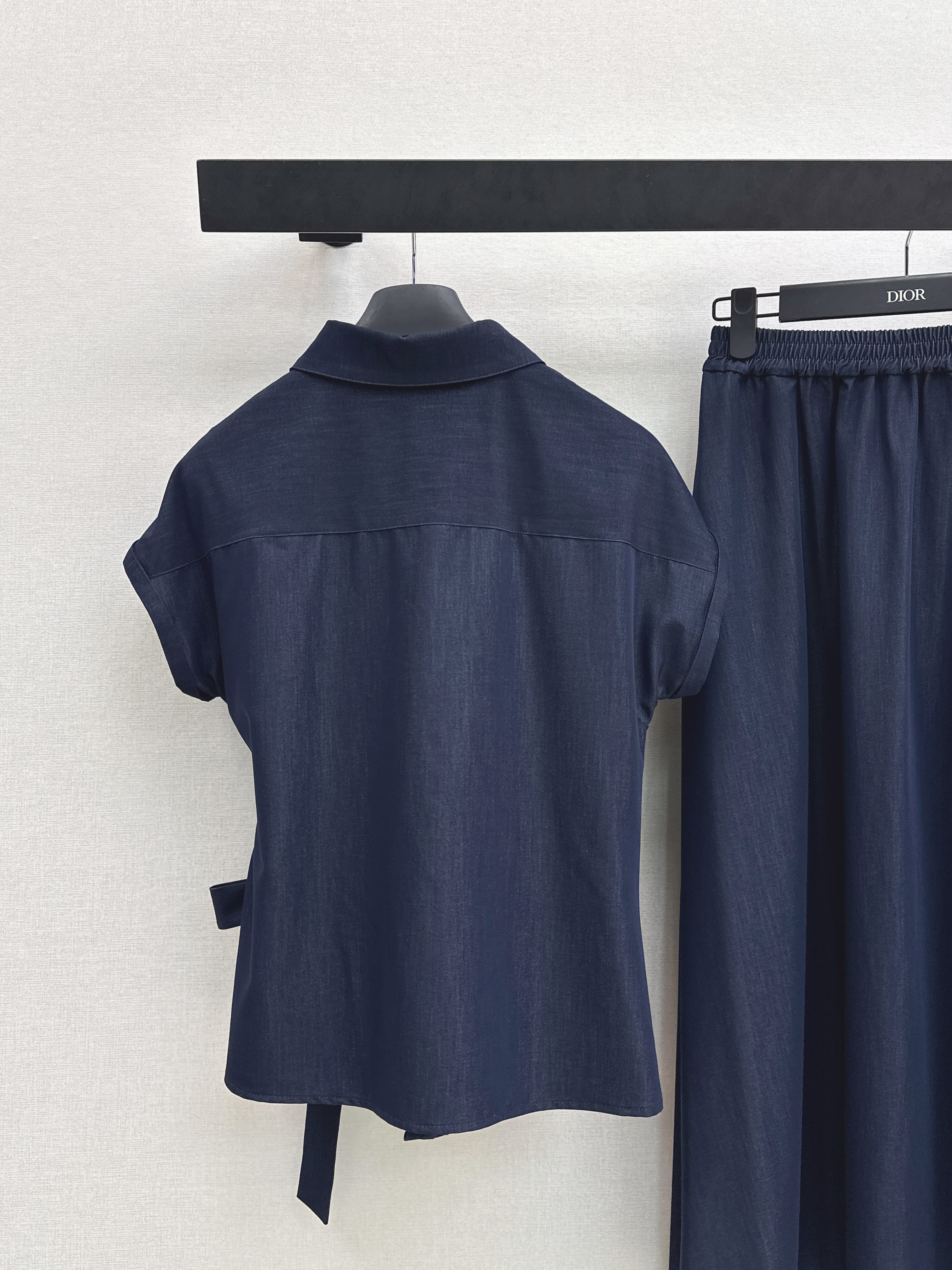 CD 26ss denim sleeveless shirt skirt set