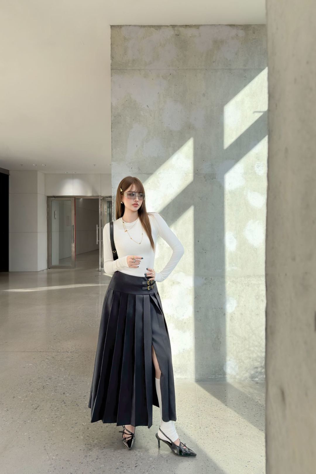 Miu 26ss pleated skirts