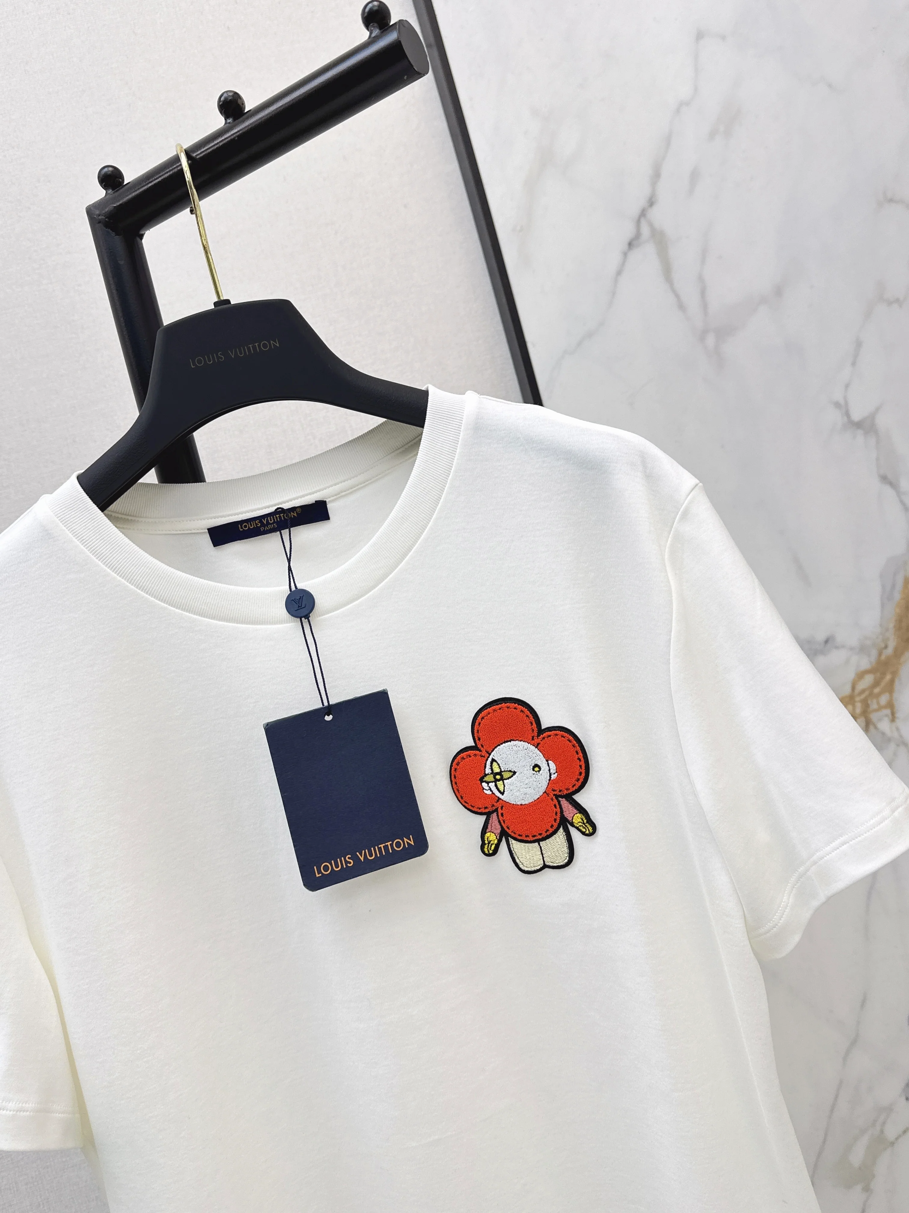 Louis 26ss embroidery t-shirts