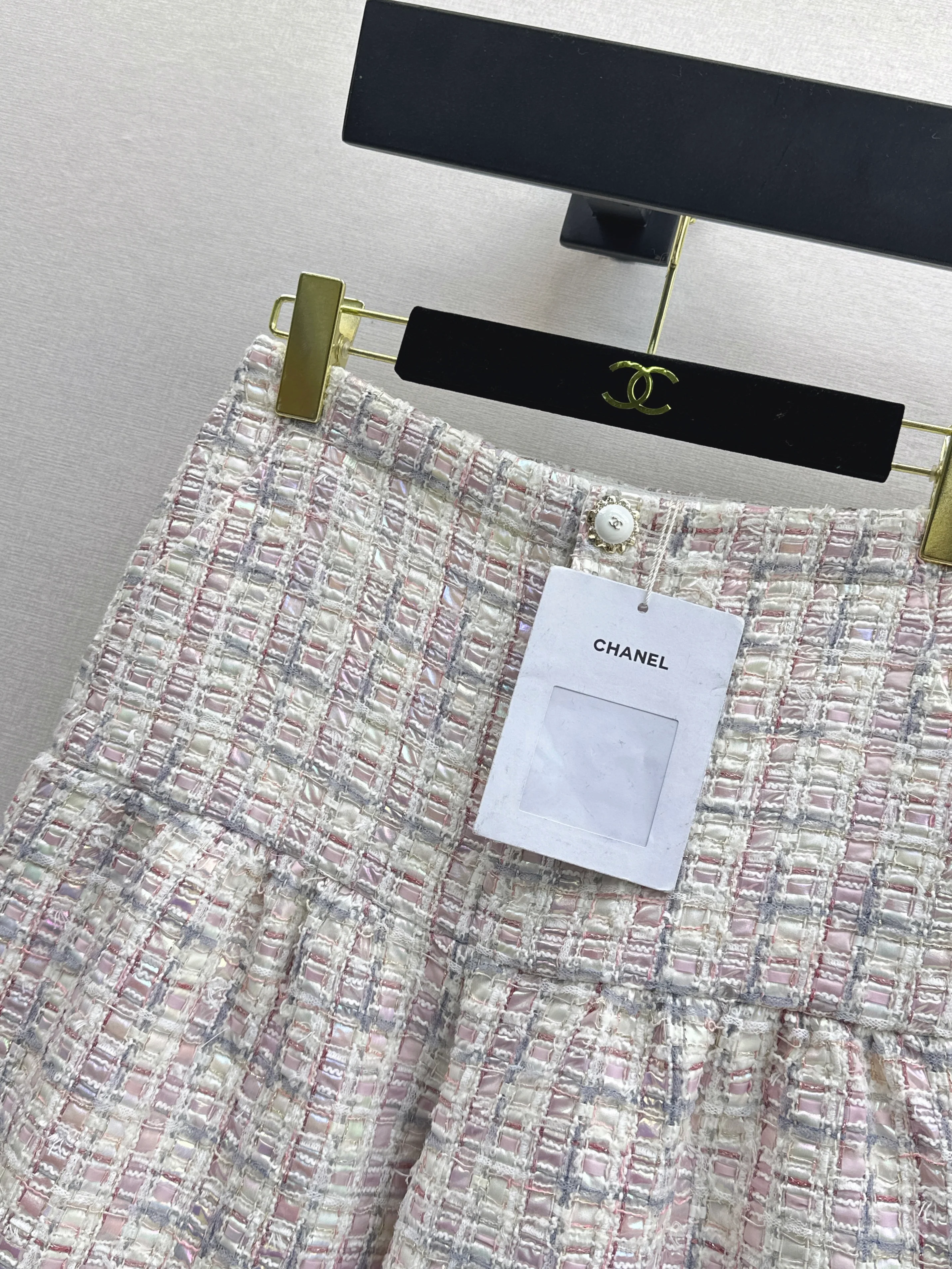 Chan 26ss tweed pants