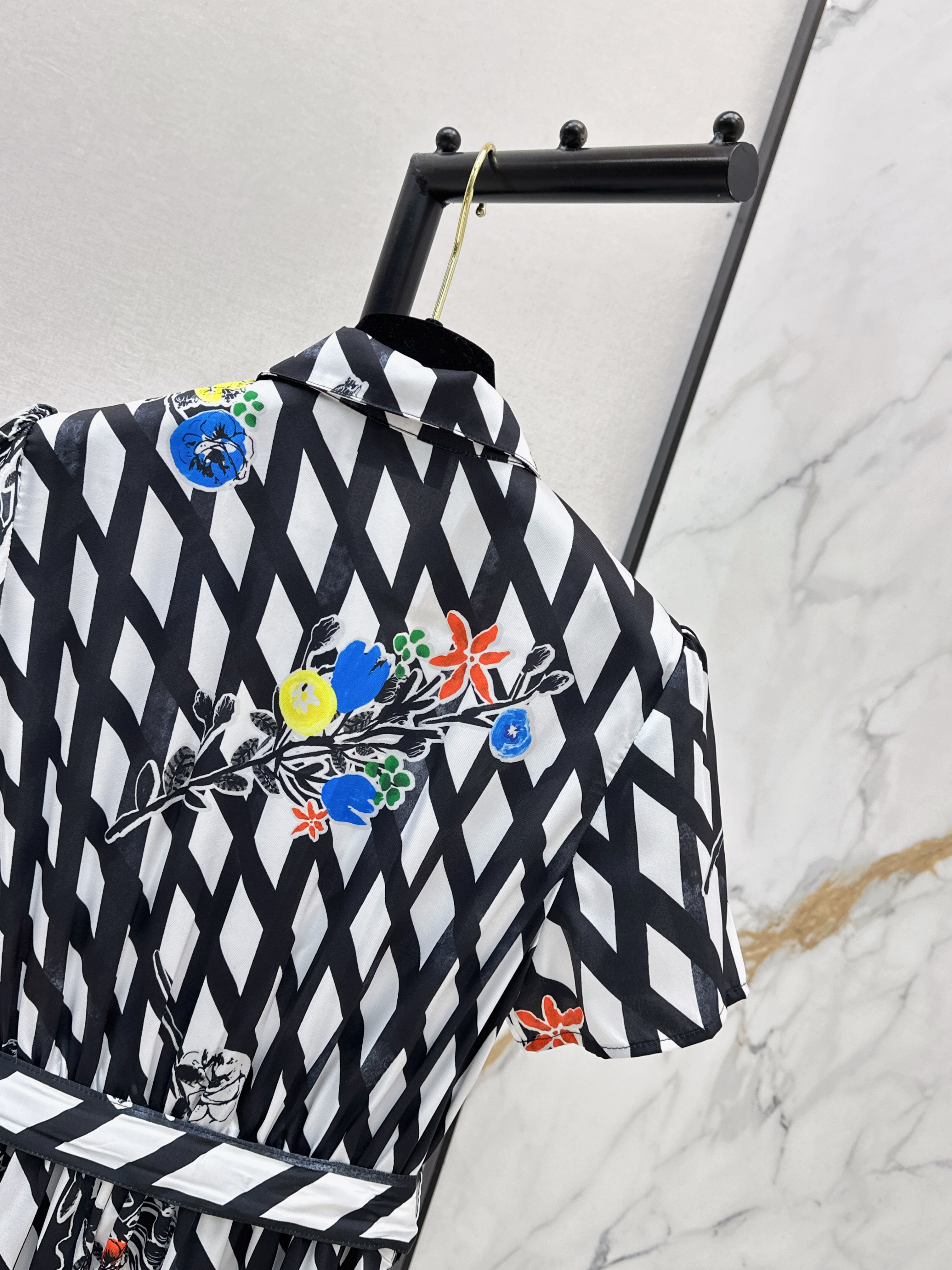 Chan 26ss print dress