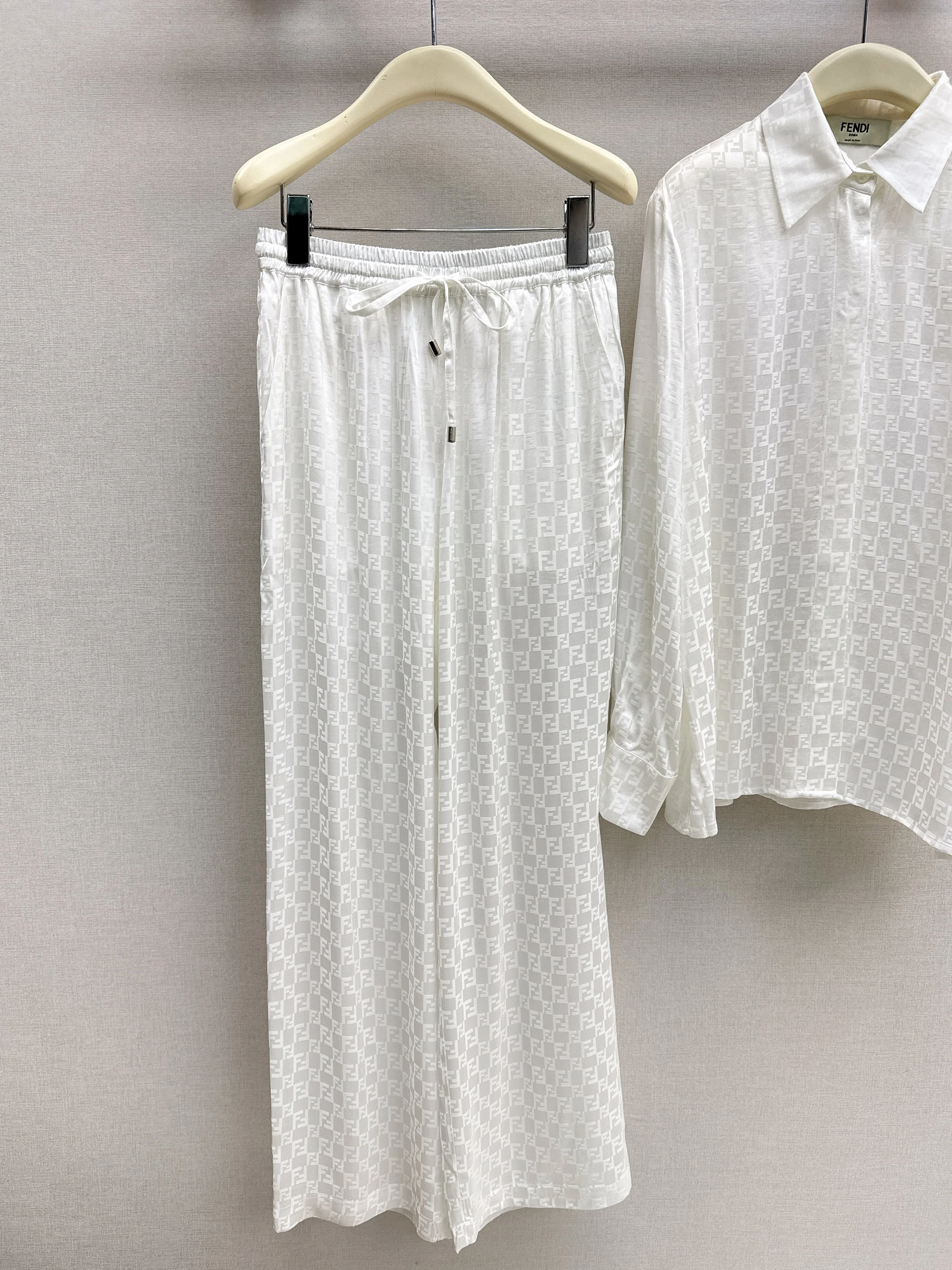 Fend 26ss jacquard outfit sets