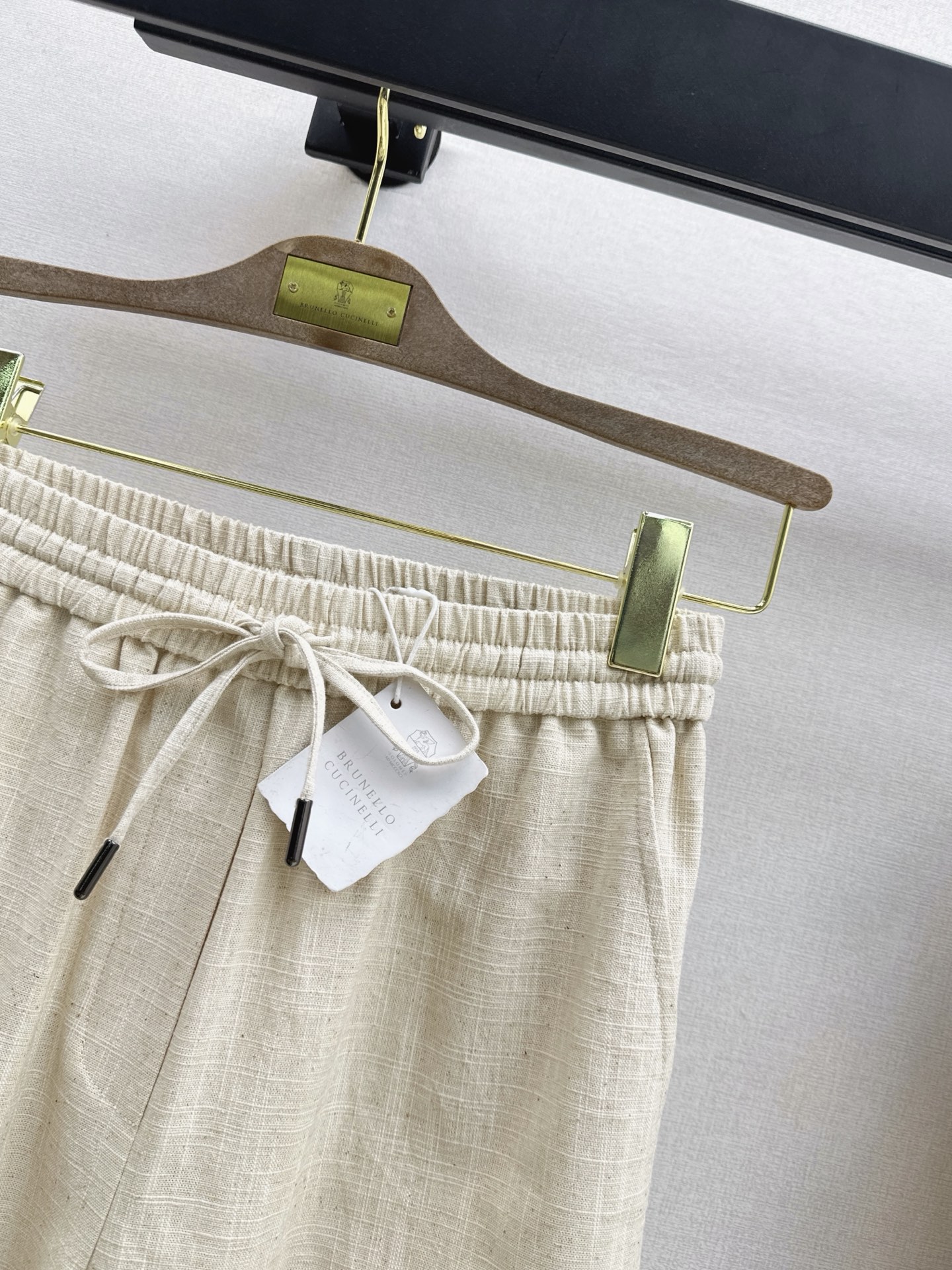 Brun 26ss linen cropped pants