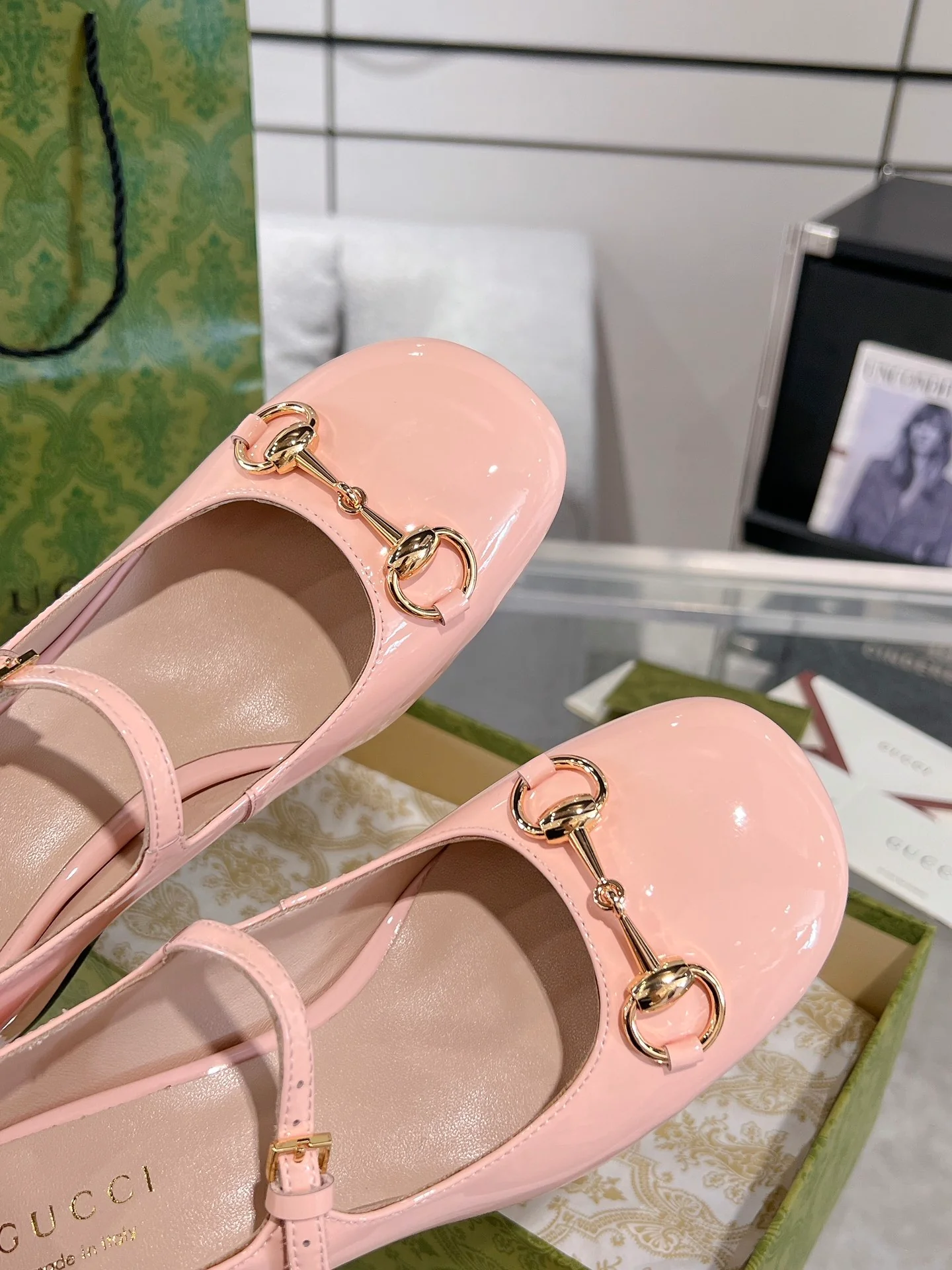 Gucc 26ss chunky heel