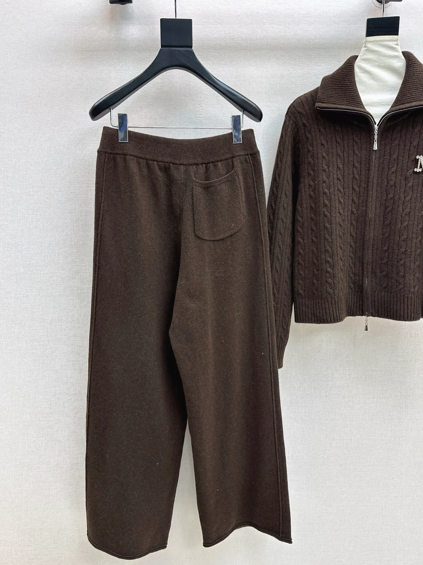 Max 25fw wool jacket+straight pants