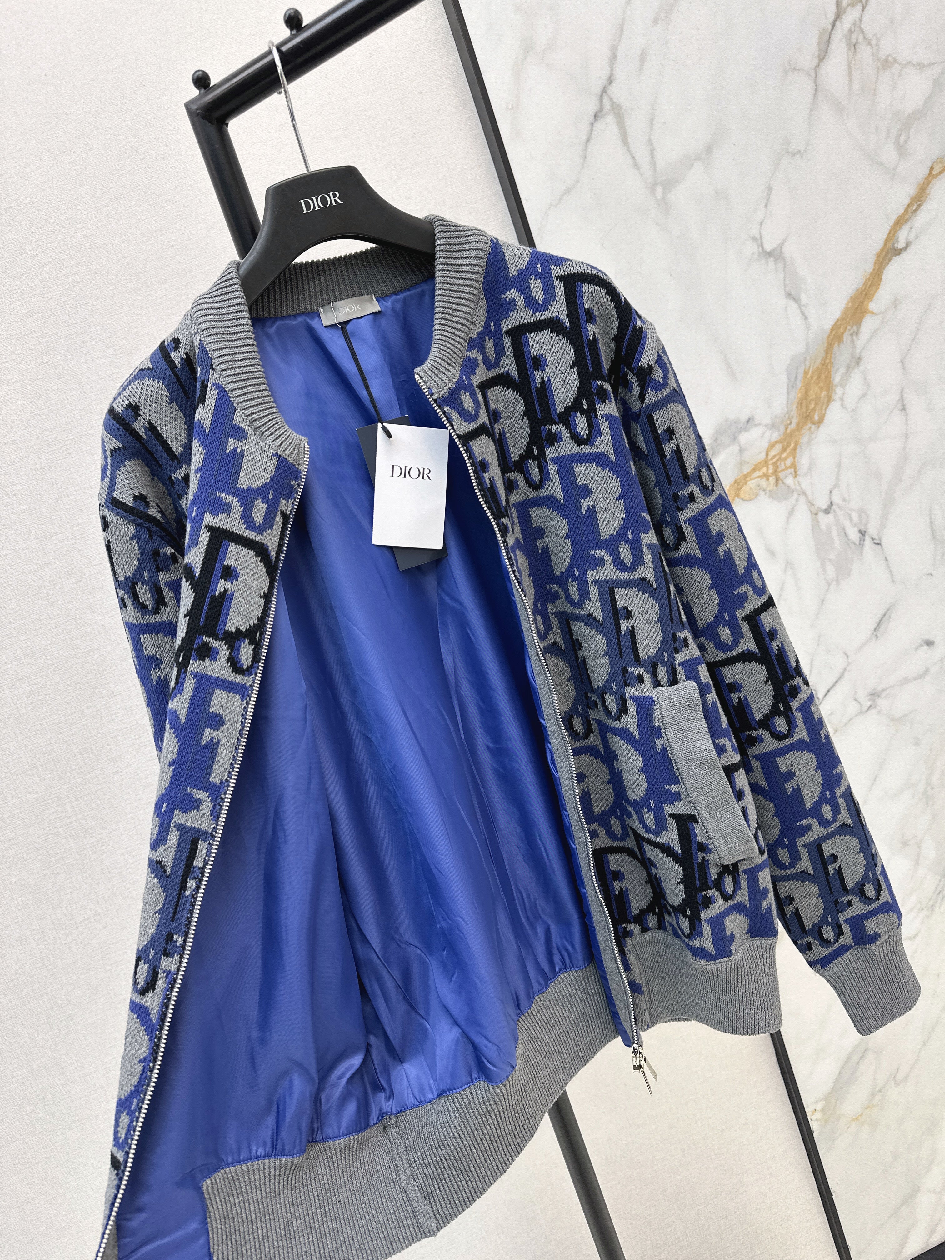 CD 26ss zip-up wool jacket