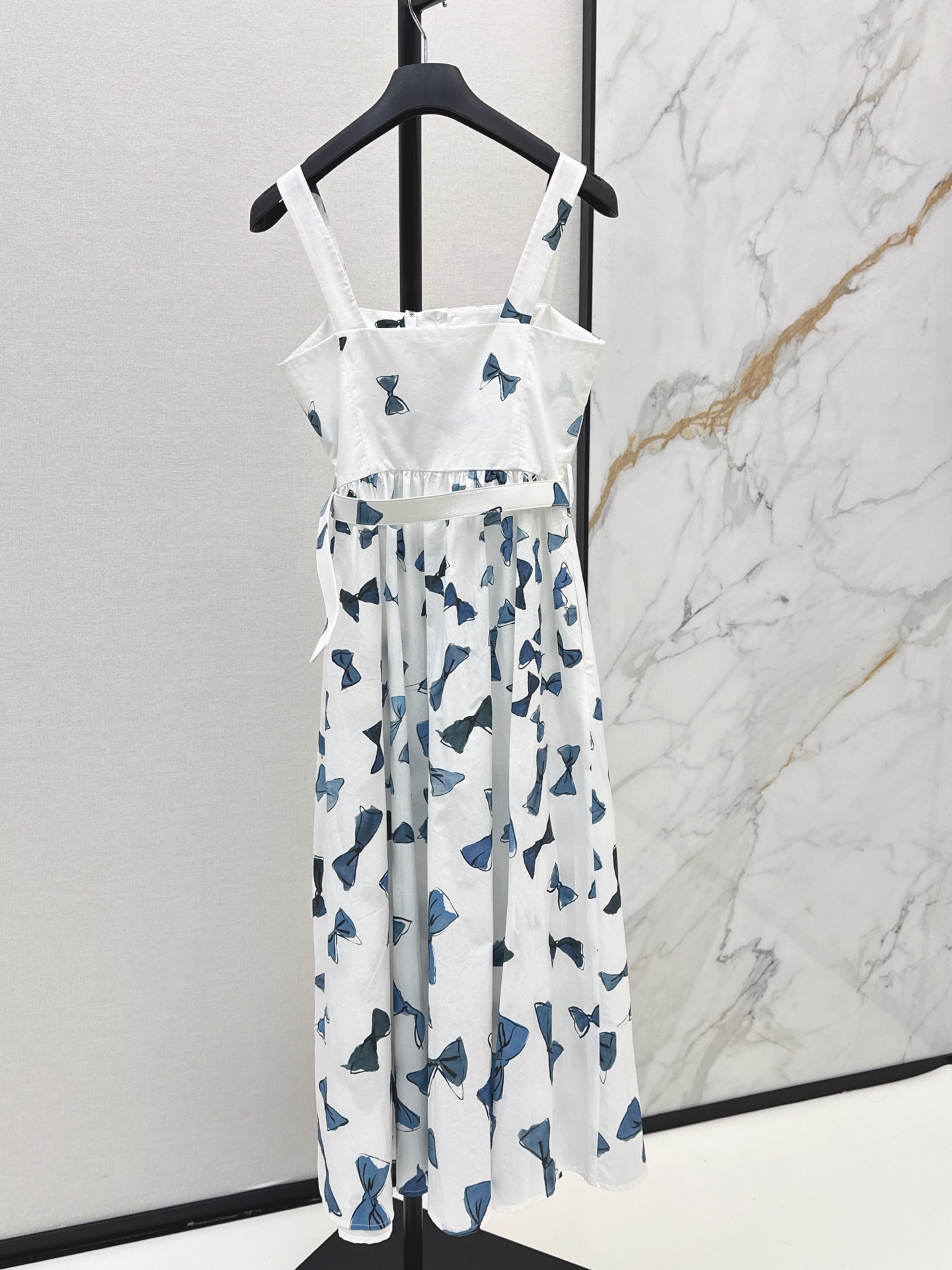 CD 26ss bow print silp dress