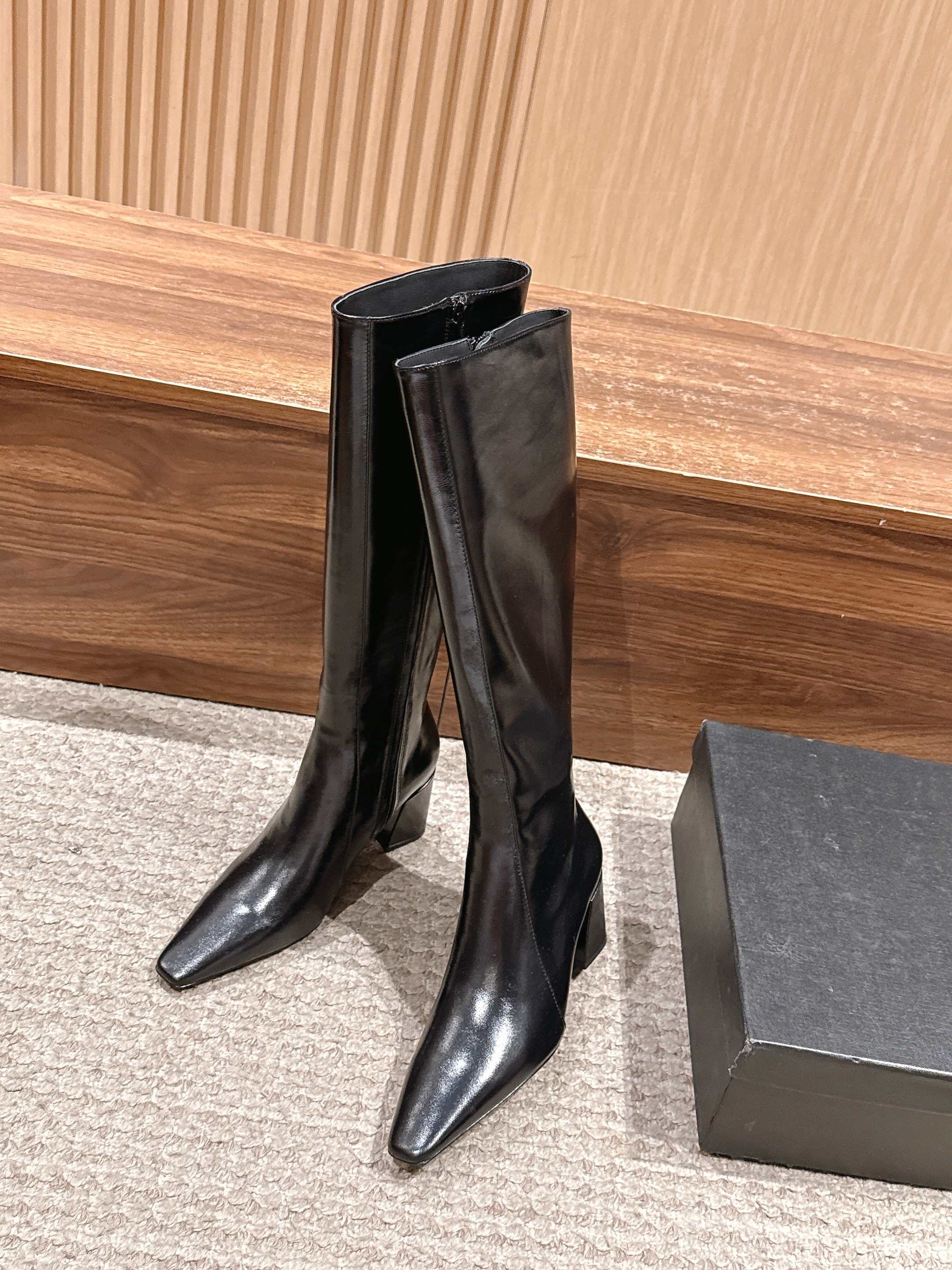 Sain 25fw knee high boots