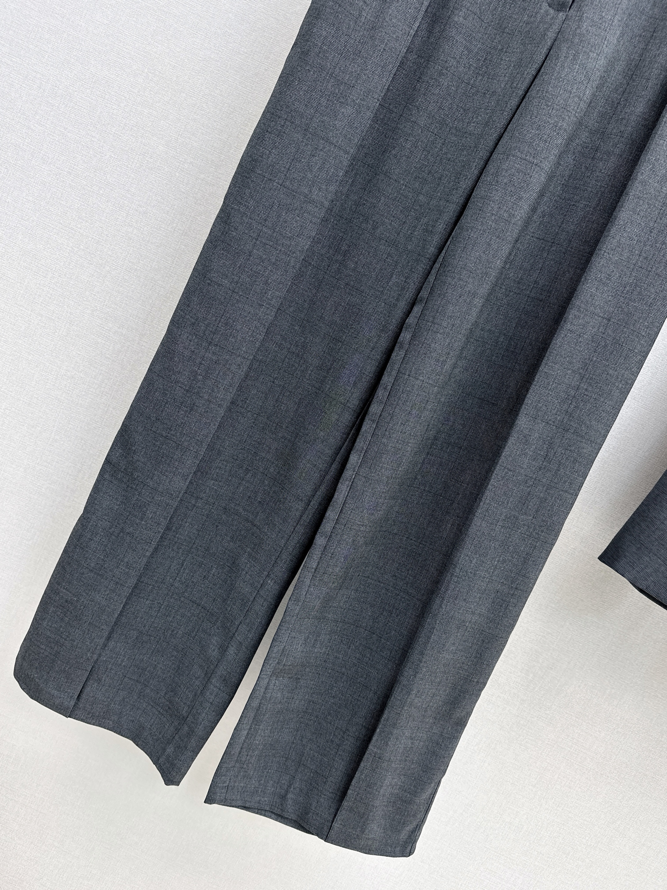Loe 26ss check suit pants