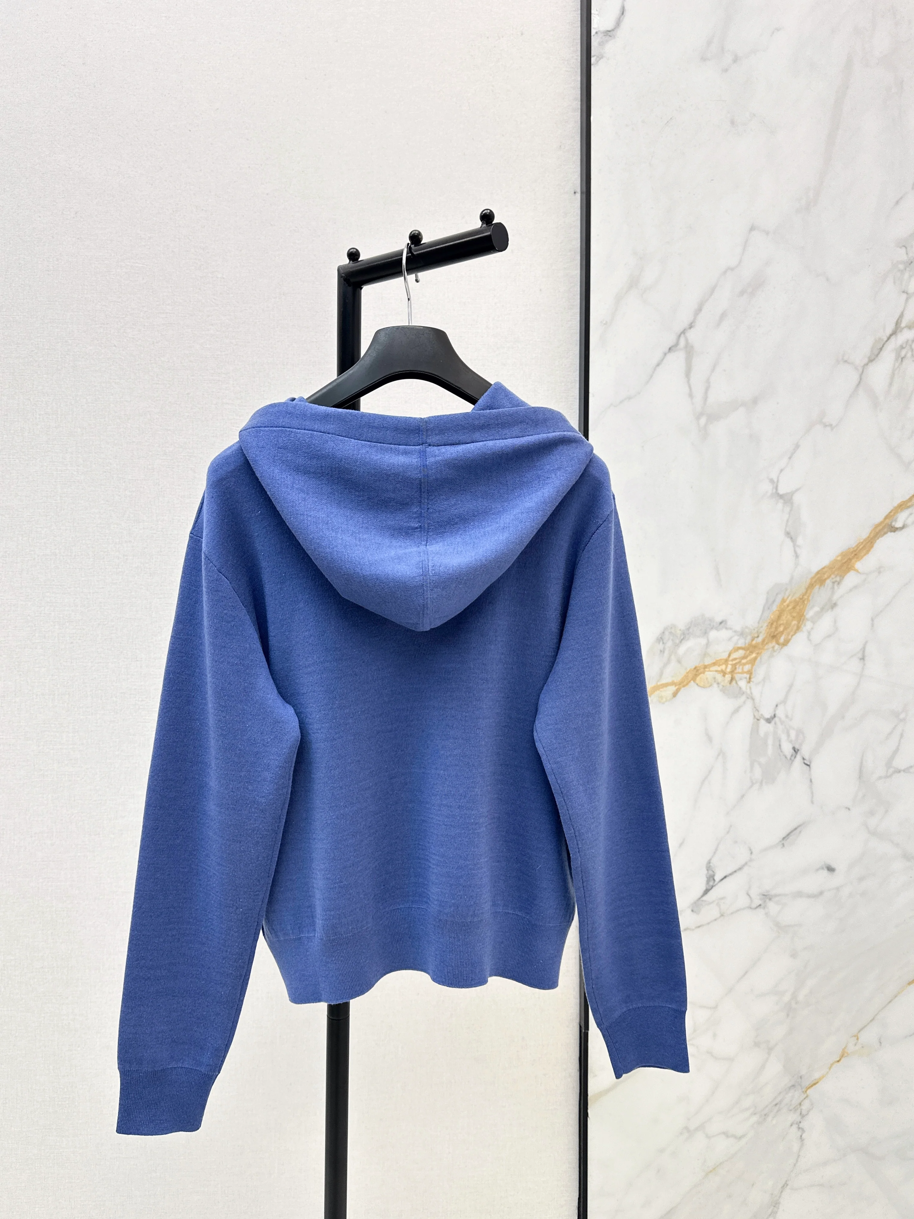 CD 26ss hooded knitted sweater