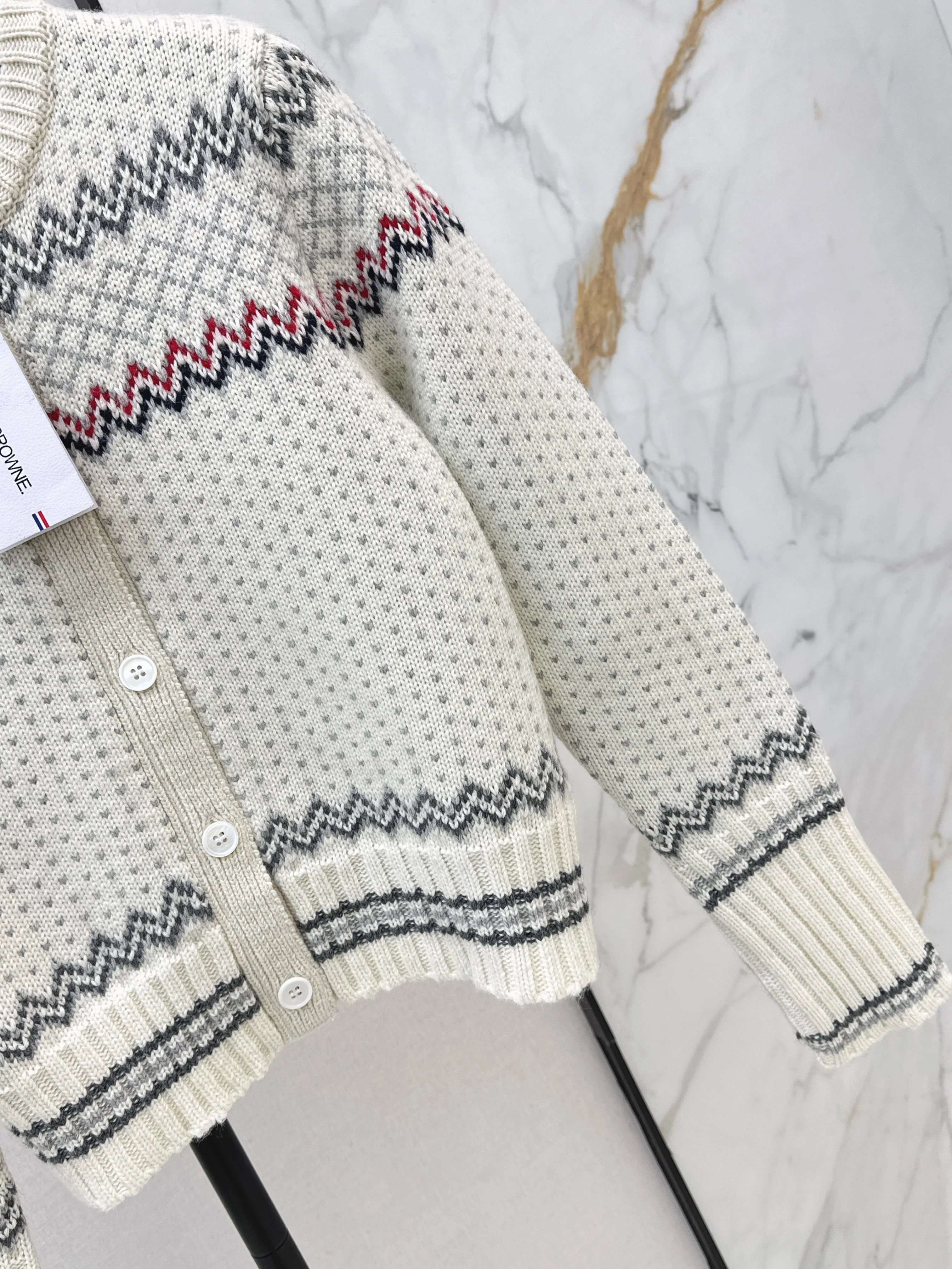 Thom 26ss fair isle cardigan