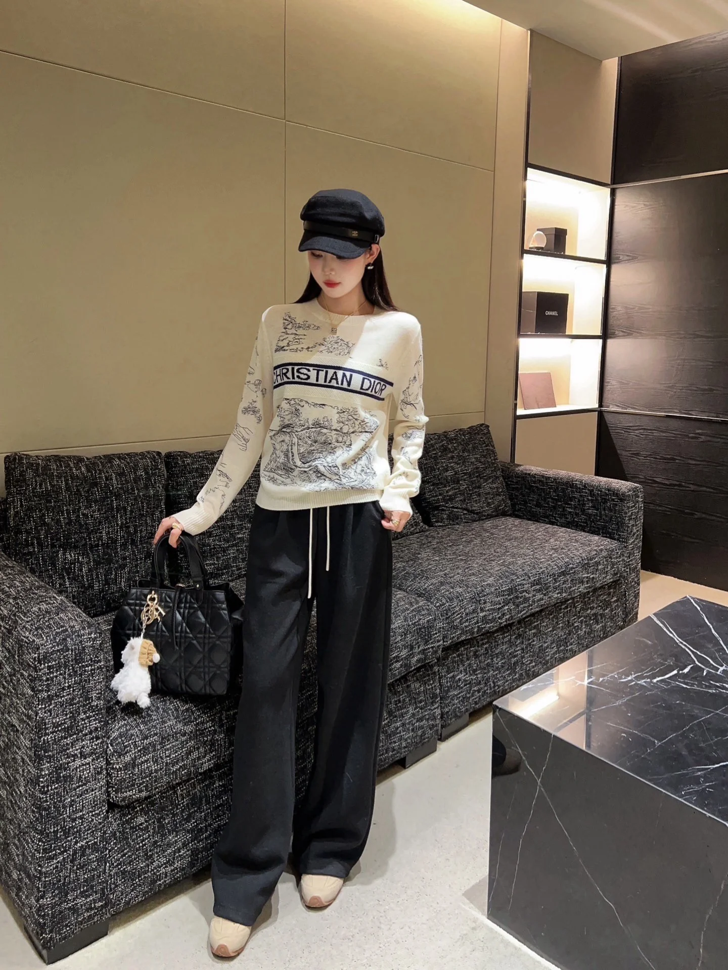 CD 26ss embroidery sweater