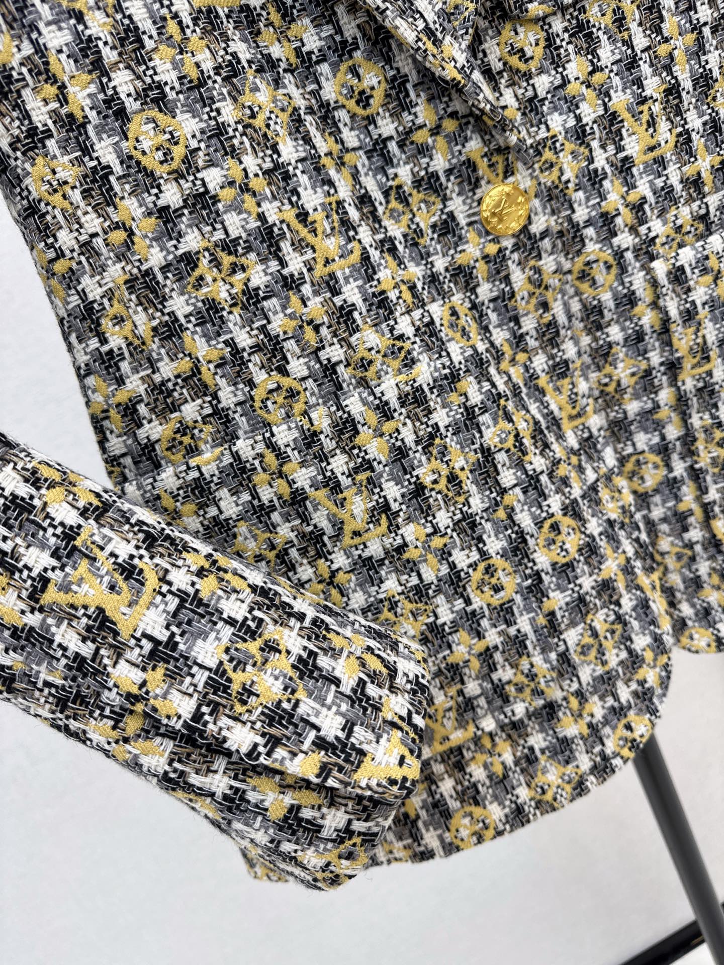 Louis 26ss woven blazer