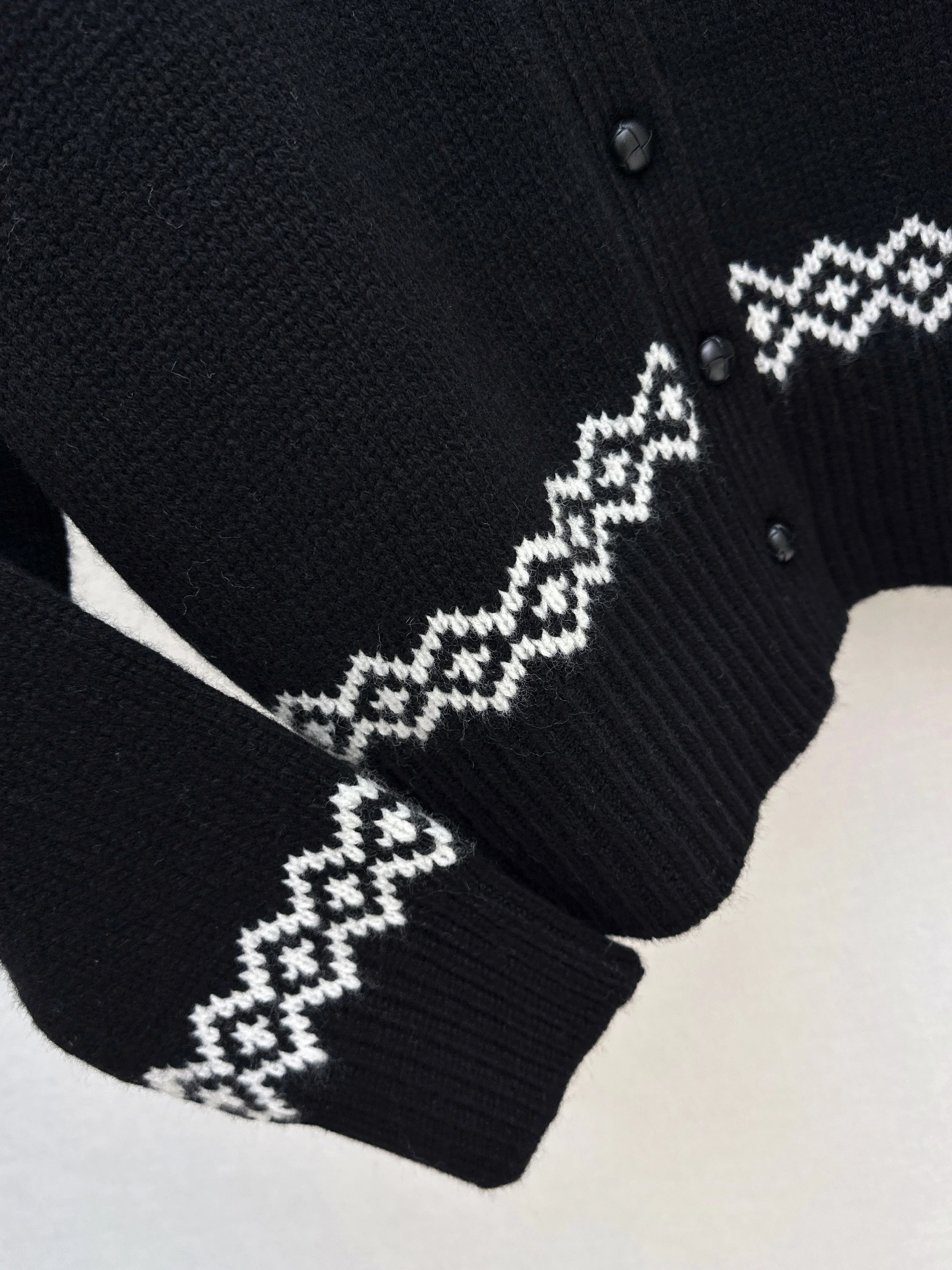 Ralp 26ss fair isle knit cardigan