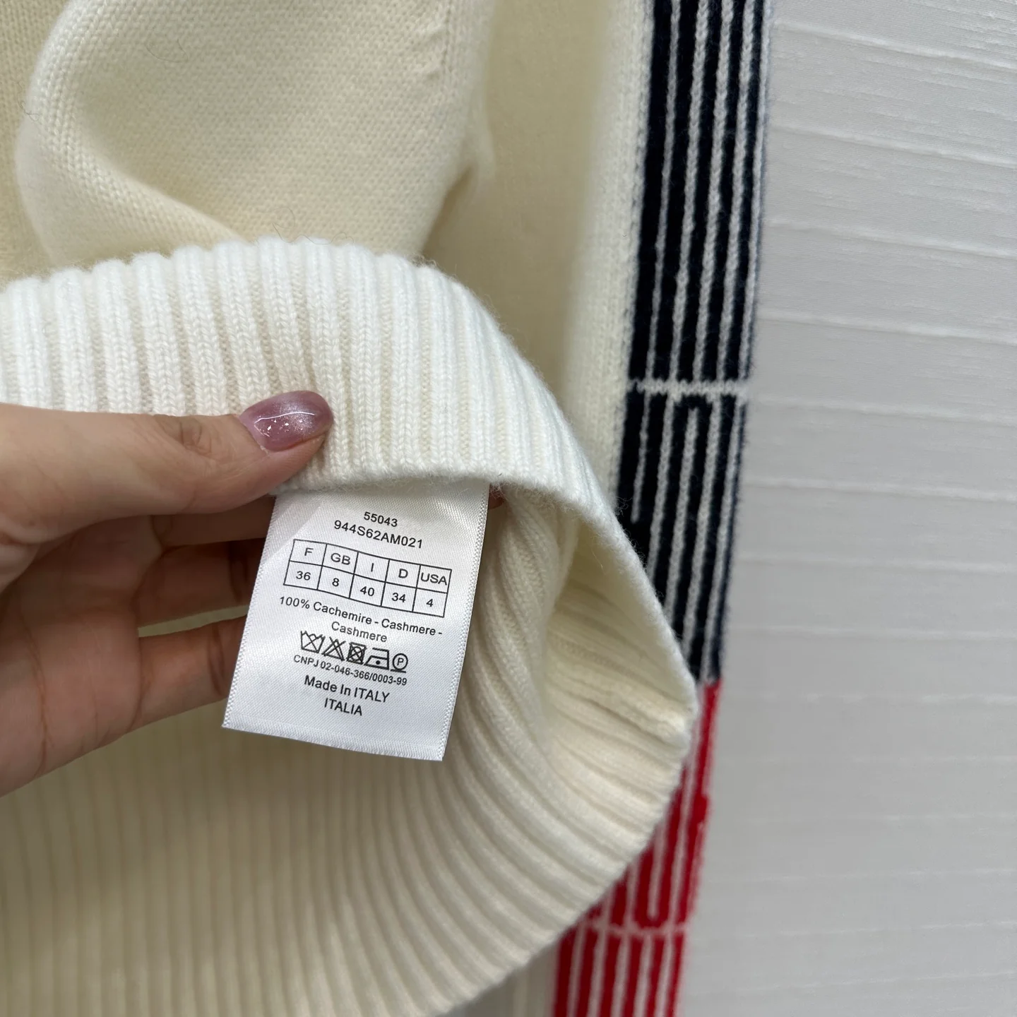 CD 25fw cashmere cardigan