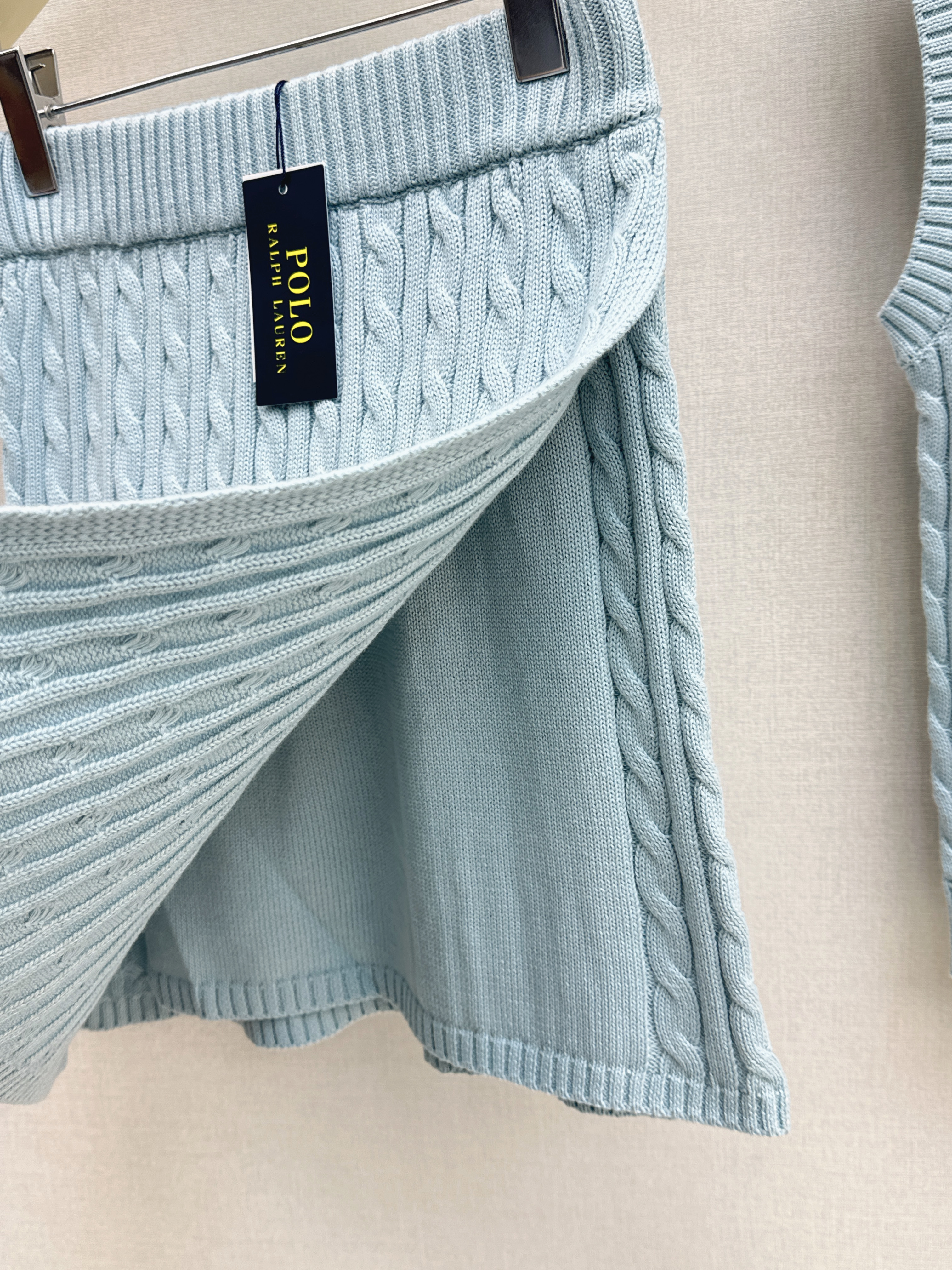 Ralp 26ss polo vest skirt set