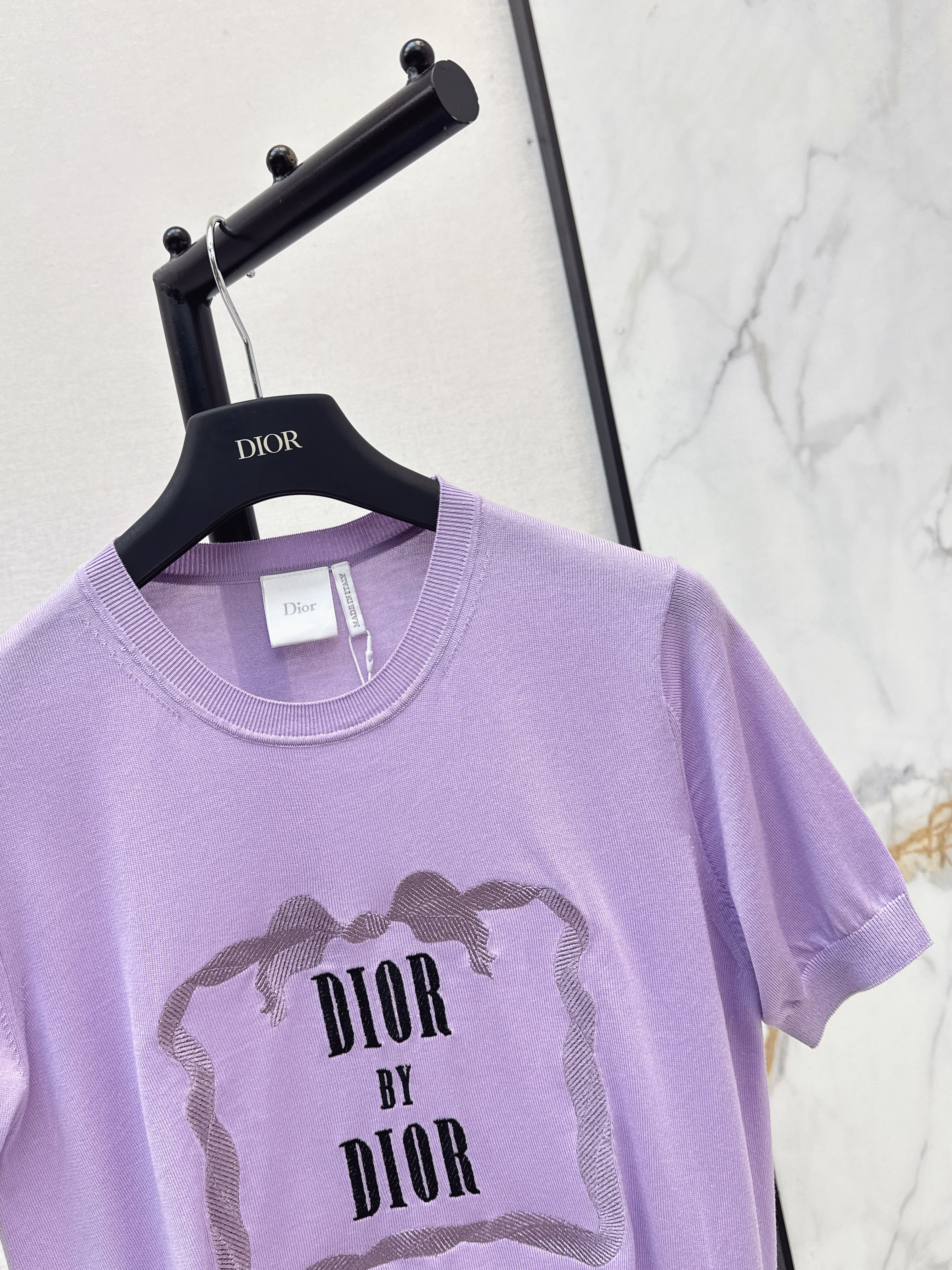CD 26ss embroidery knit top