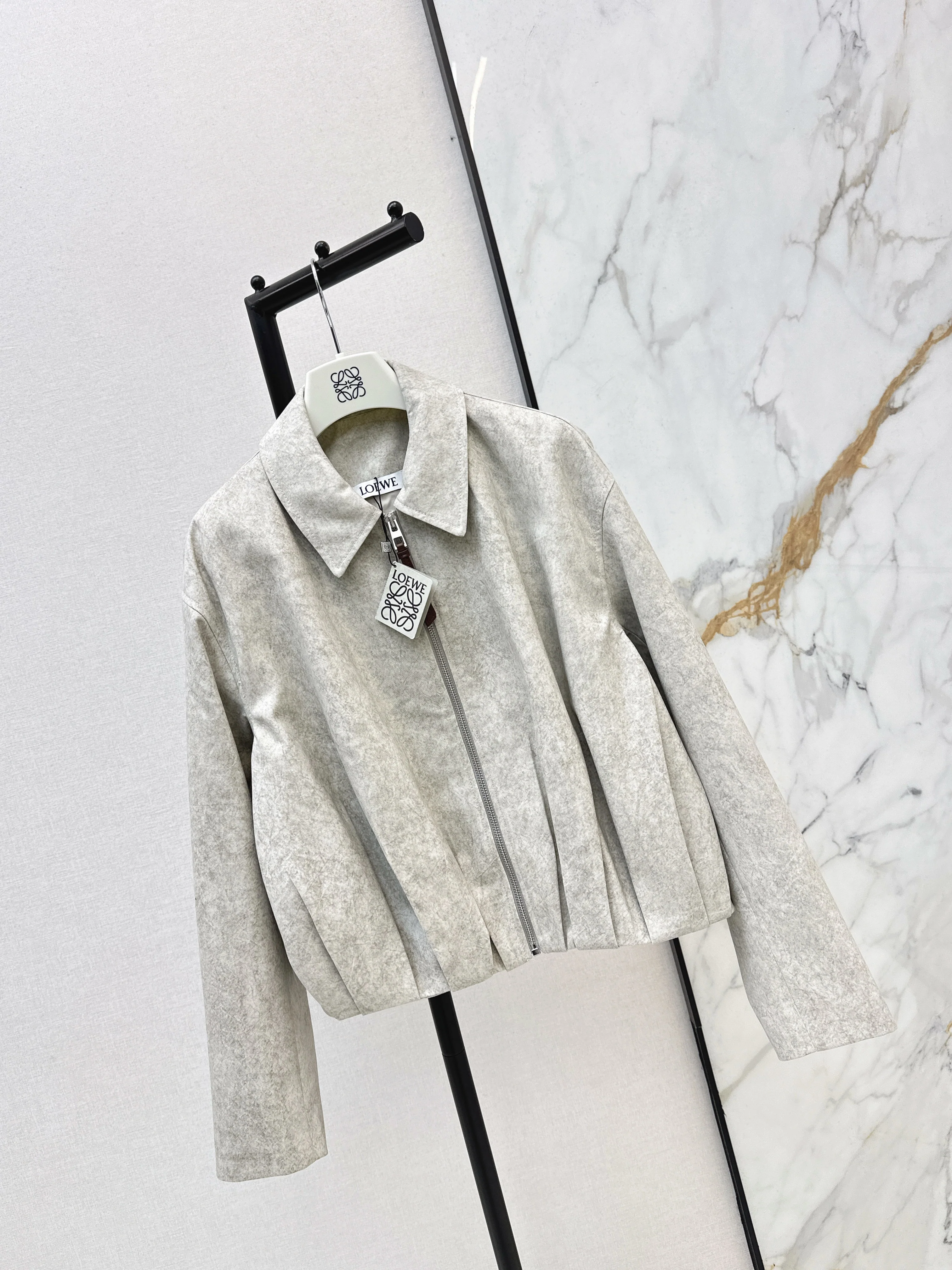 Loe 26ss crinkled jacket