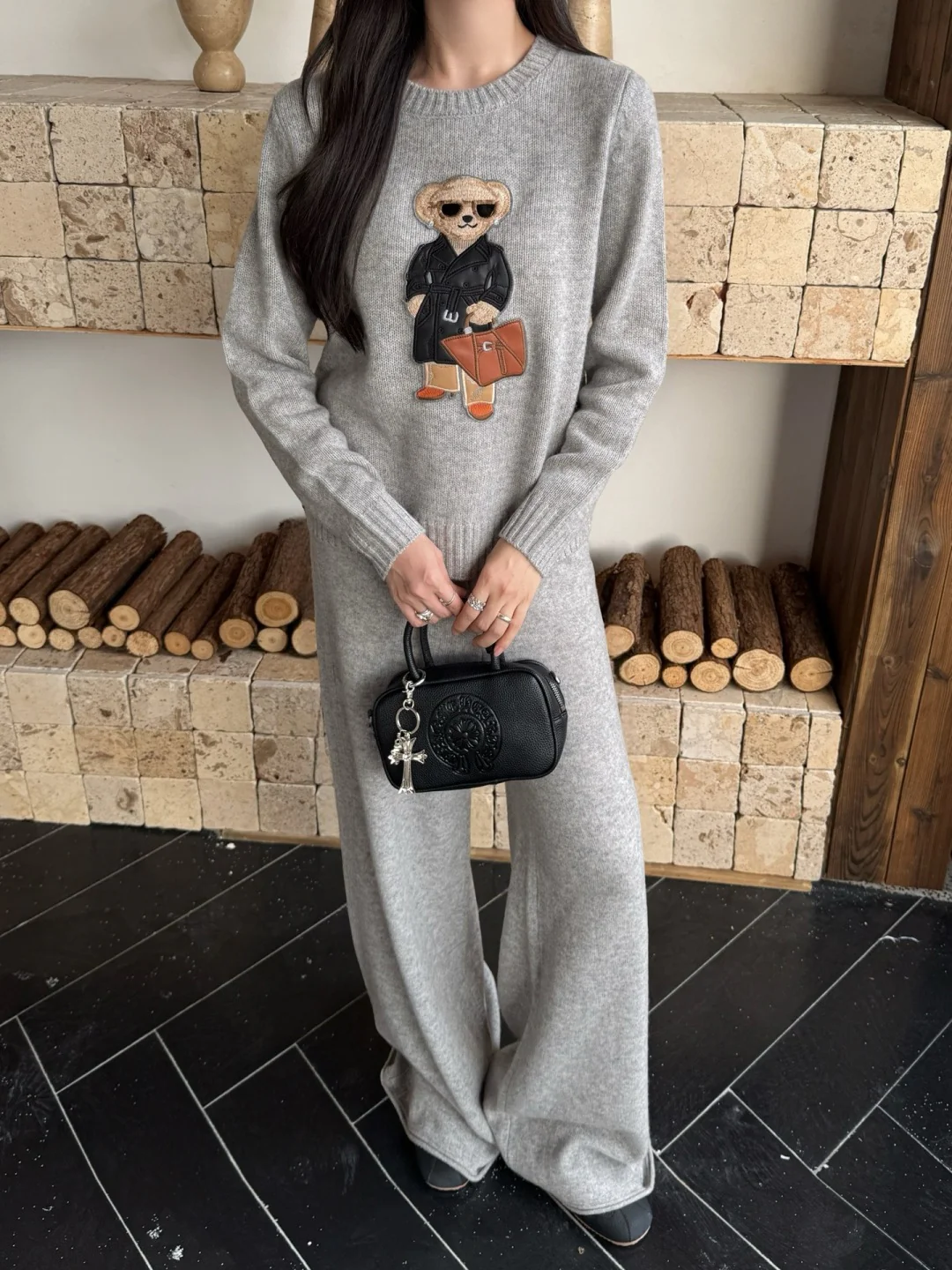 Ralp 25fw sweater pants set