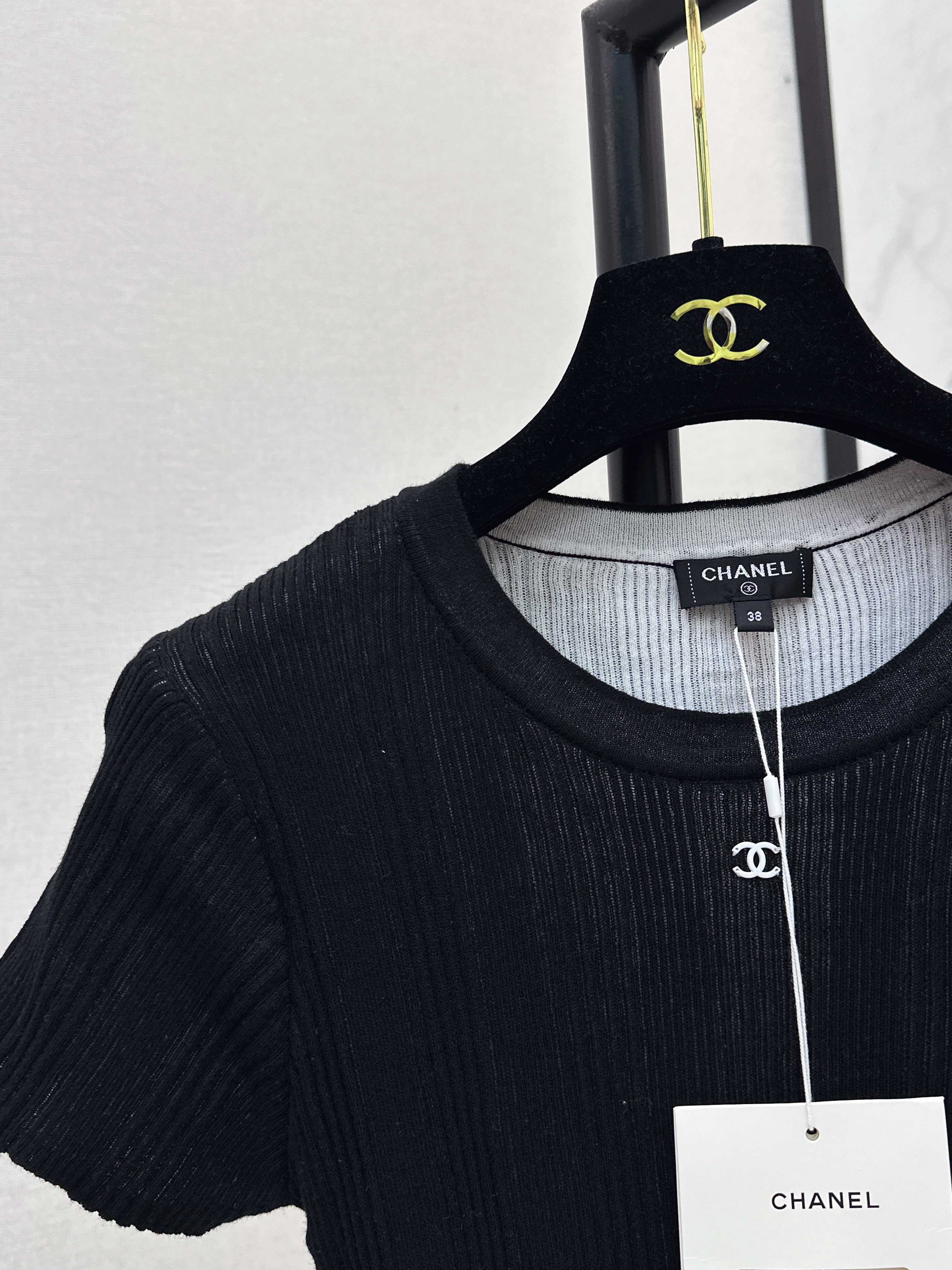 Chan 26ss knit T-shirt