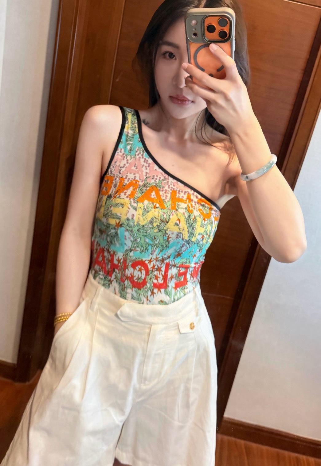 Chan 26ss one piece swinsuit