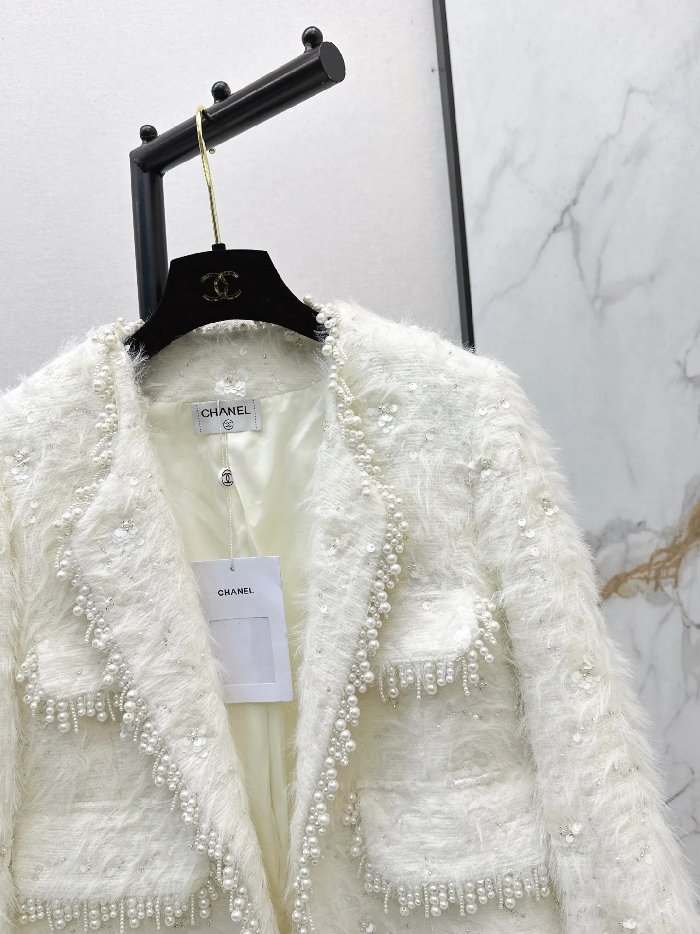 Chan 25fw tweed woven jacket