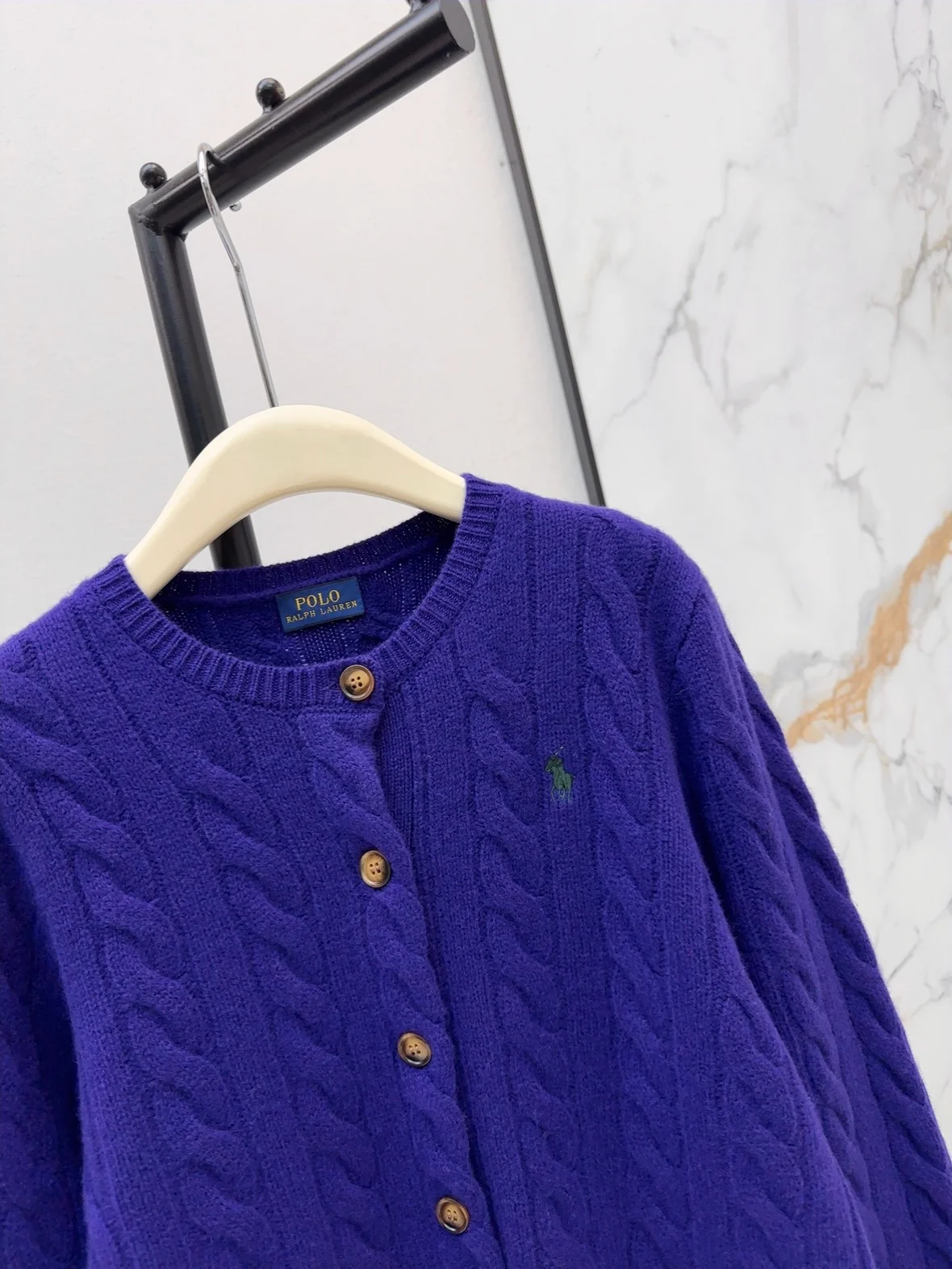 Ralp 26ss cable wool cardigan