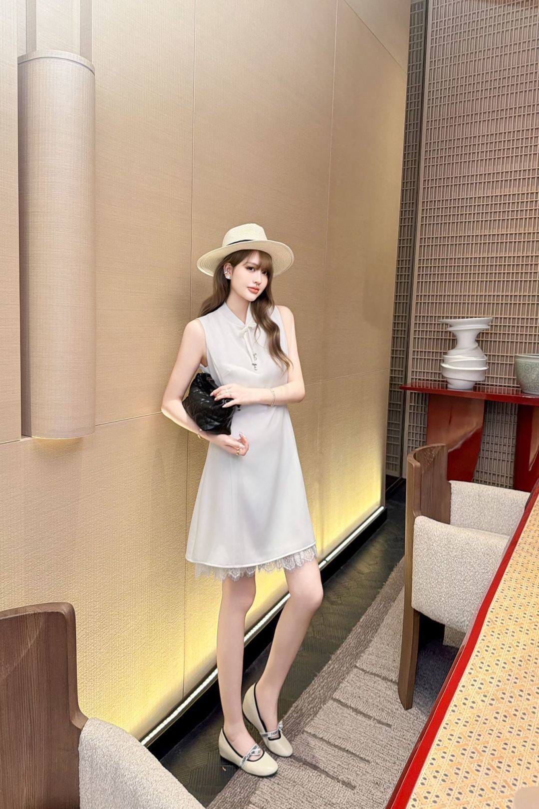 CD 26ss sleeveless mini dress