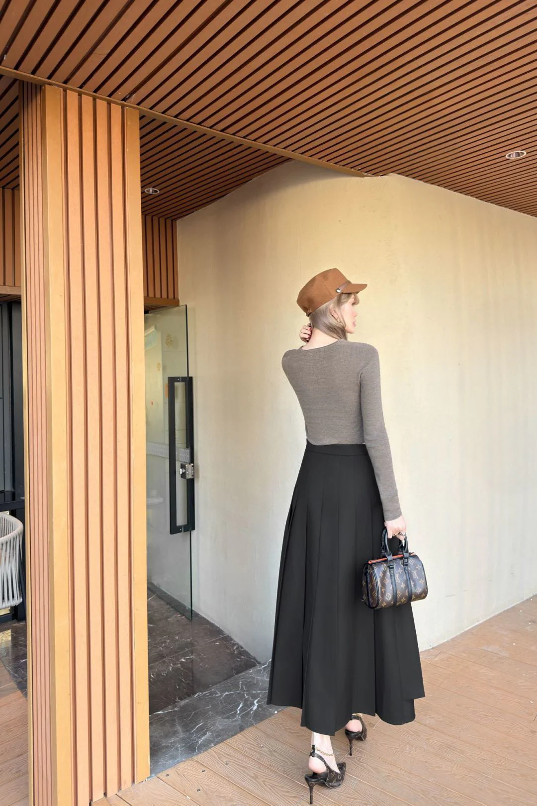 Louis 26ss pleated skirts