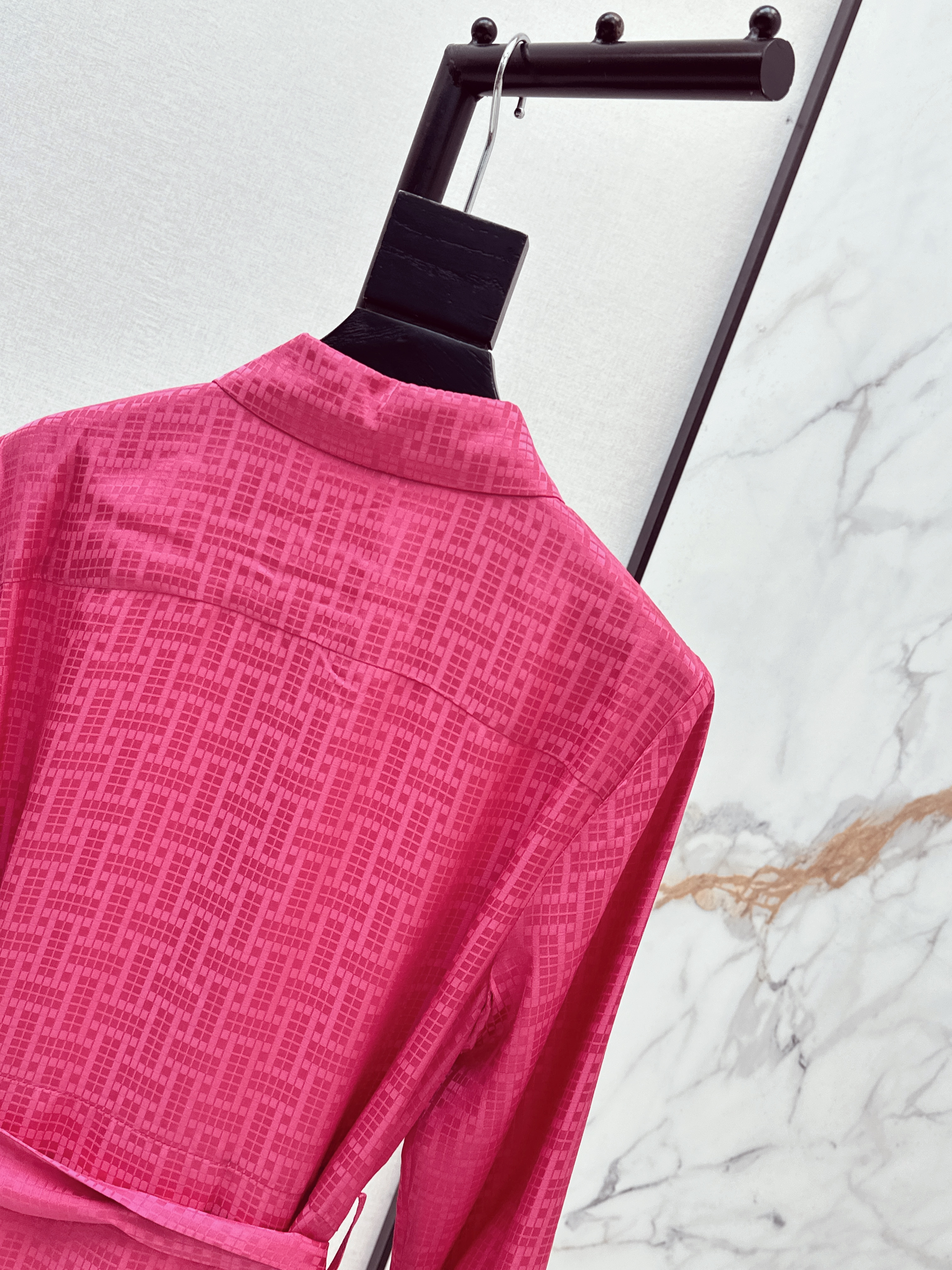 Her 26ss jacquard silk dress
