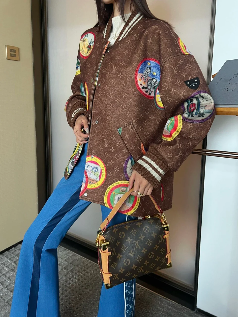 Louis 25fw print jacket