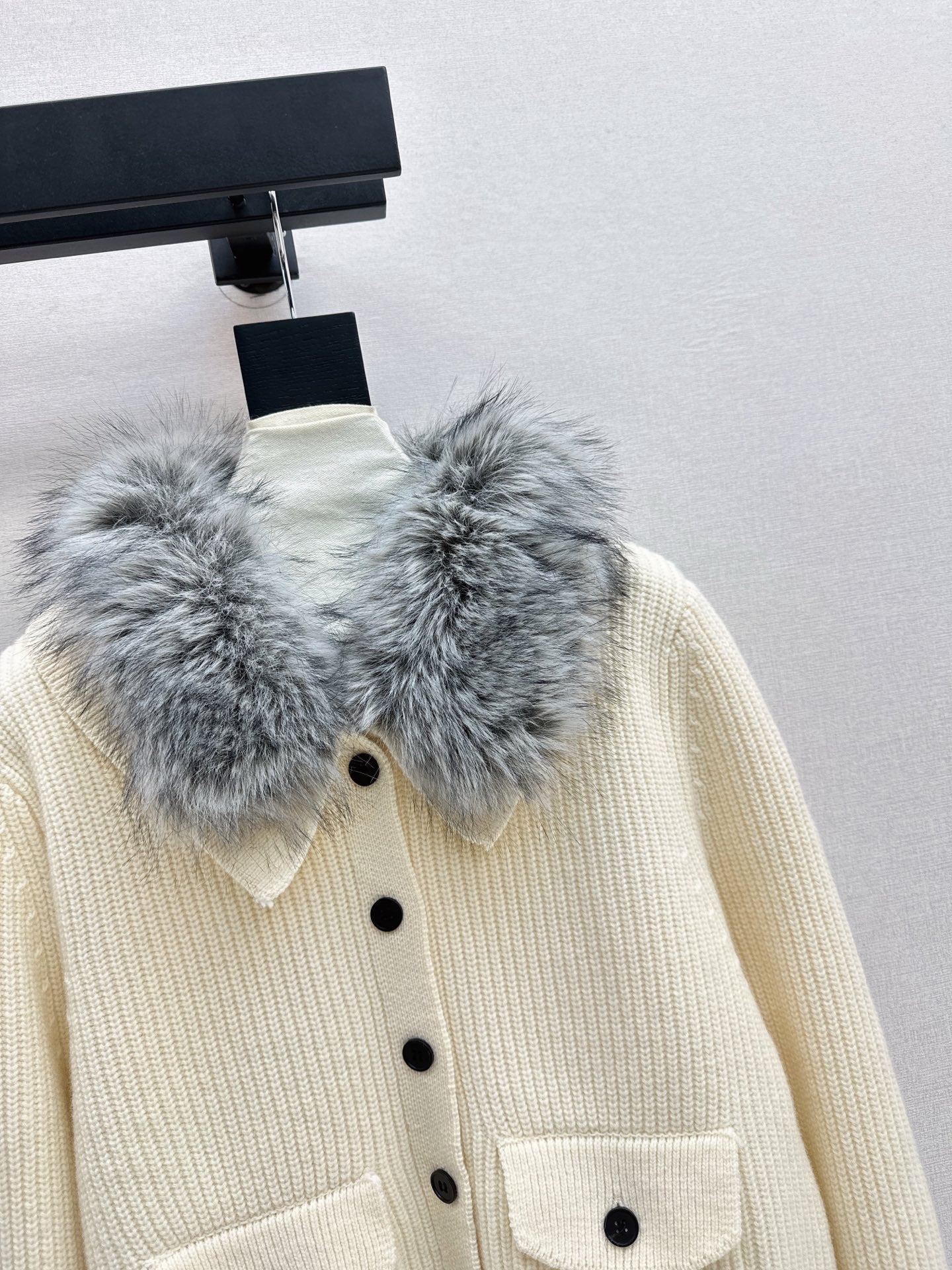 Fend 25fw wool cardigan jacket