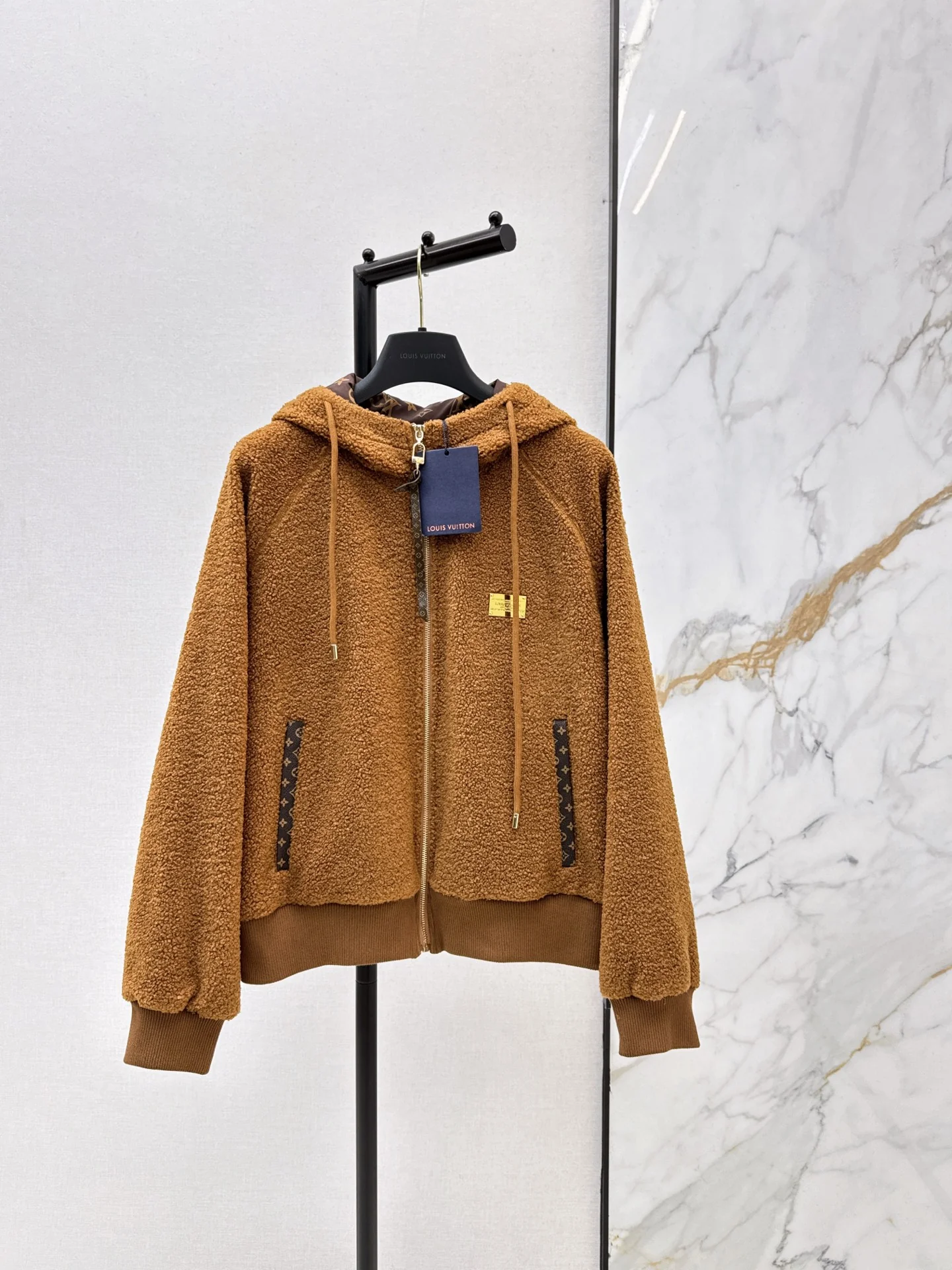 Louis 25fw hooded zipper jacket