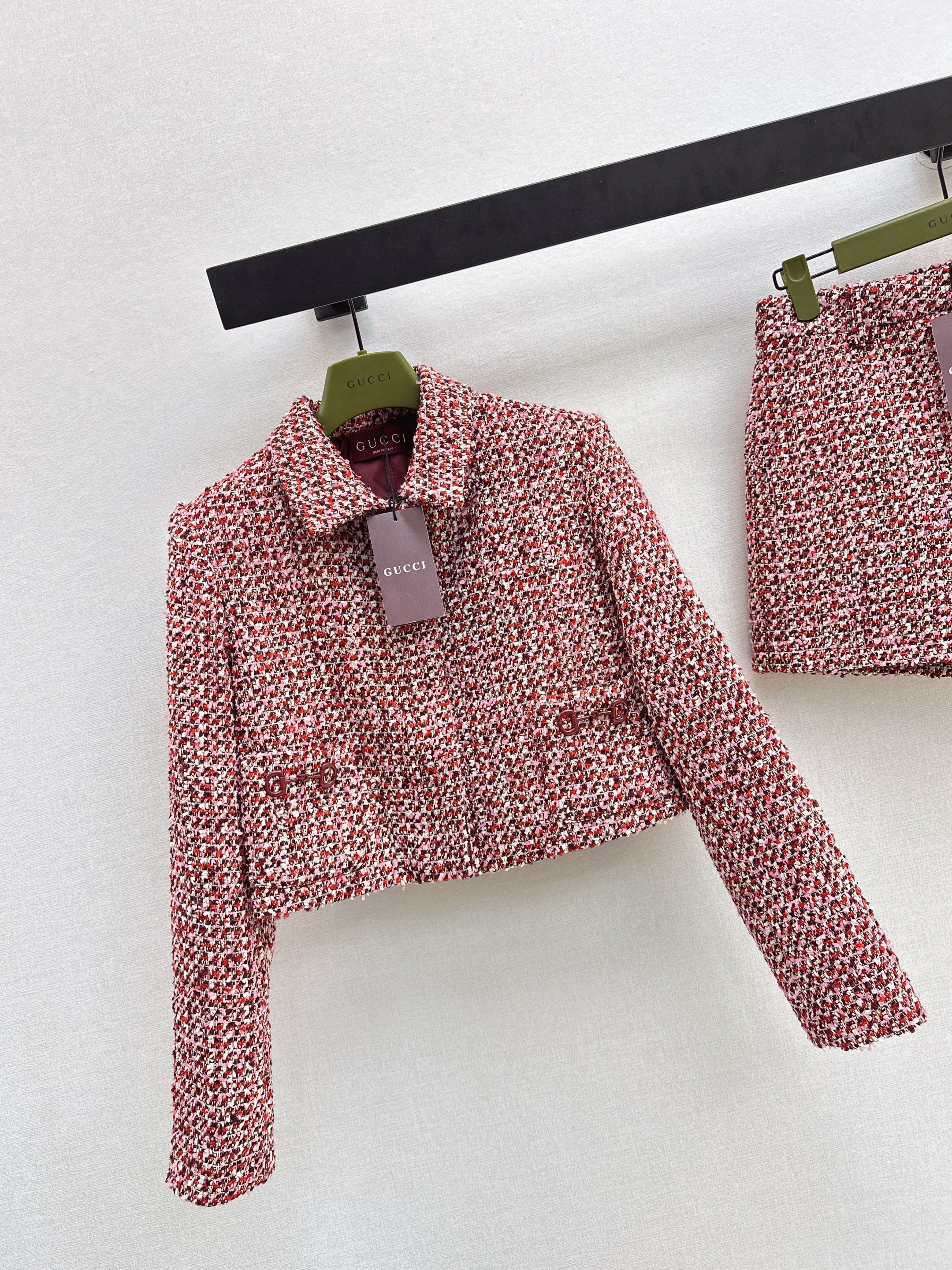 Gucc 26ss tweed jacket