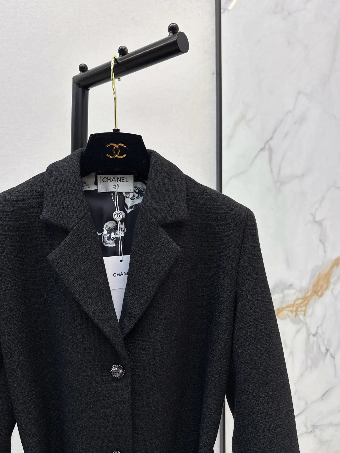 Chan 25fw tweed woven jacket