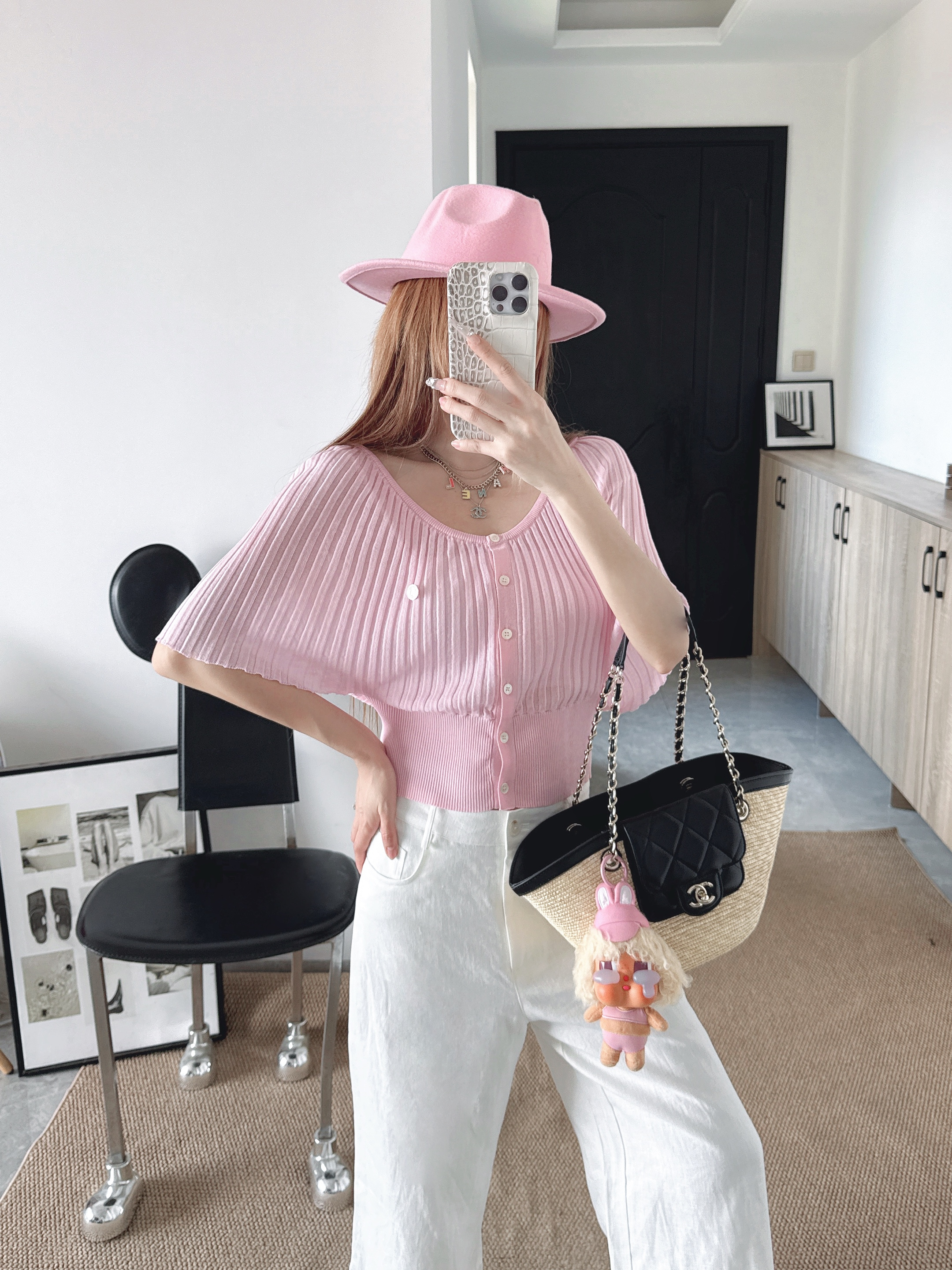 Miu 26SS Knit Cardigan Top