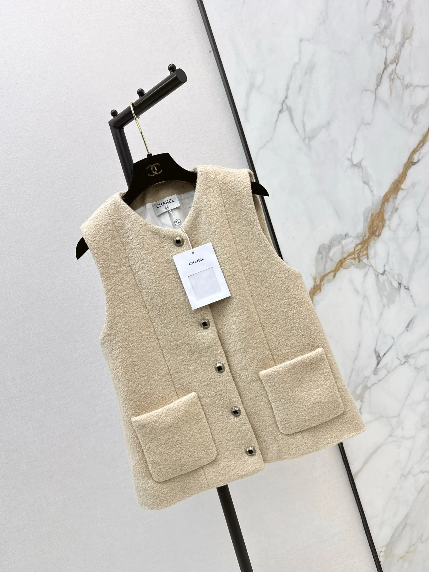 Chan 25fw woolen vest waistcoats