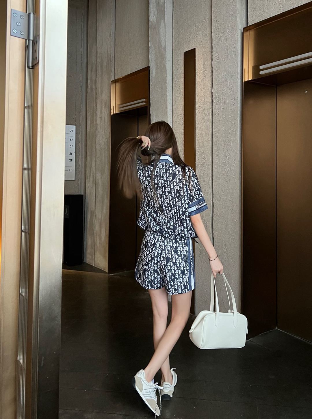 CD 26ss monograw print suit