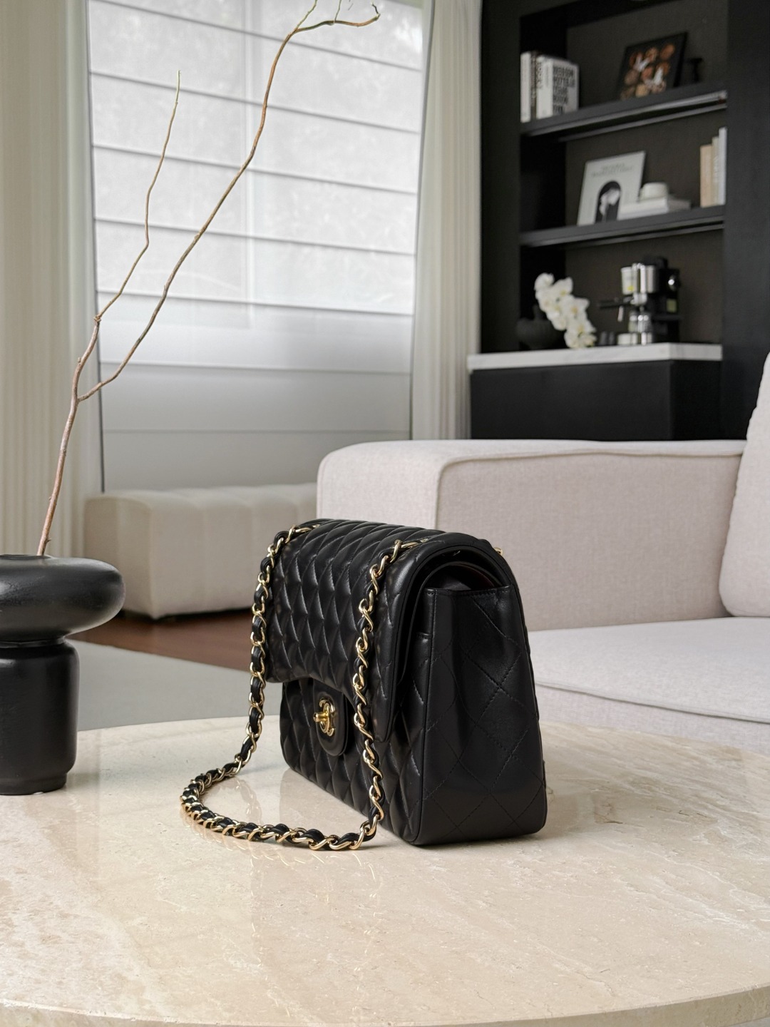 Chan cf30 chain shoulder bag