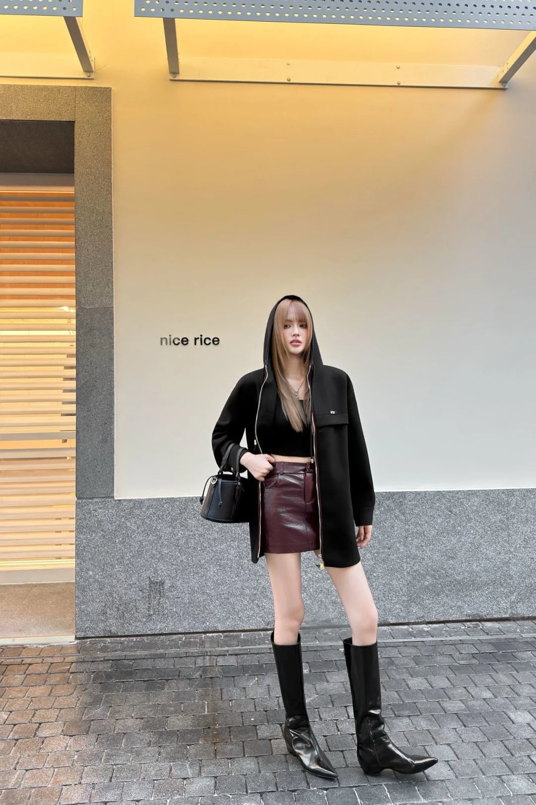 Prad 25fw hooded jacket