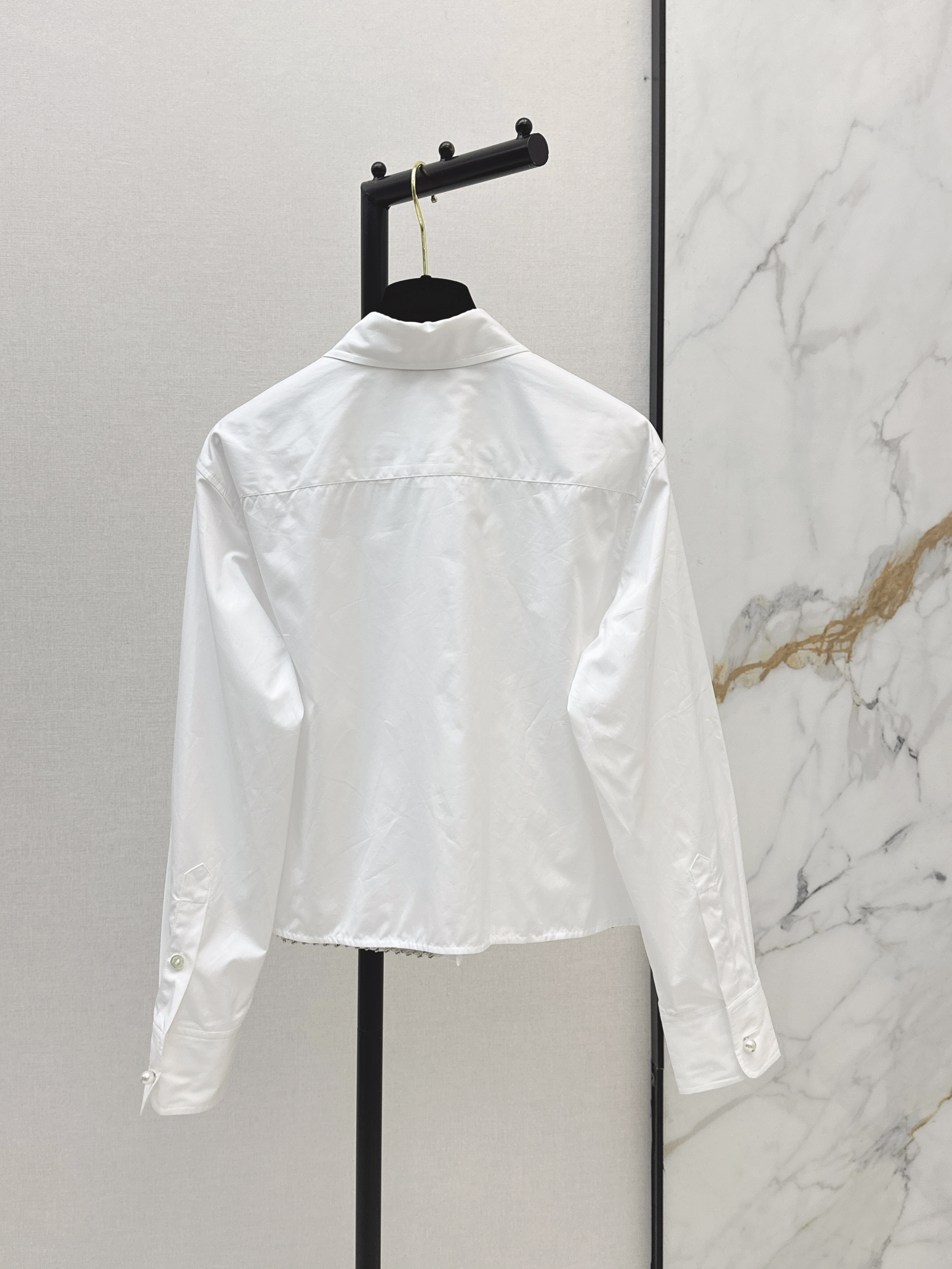 Chan 26ss cropped shirt