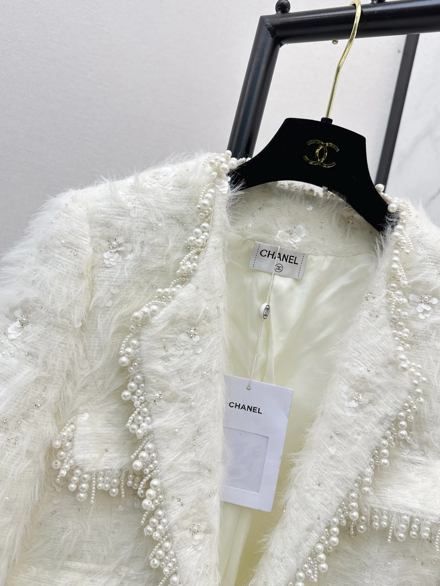 Chan 25fw tweed woven jacket