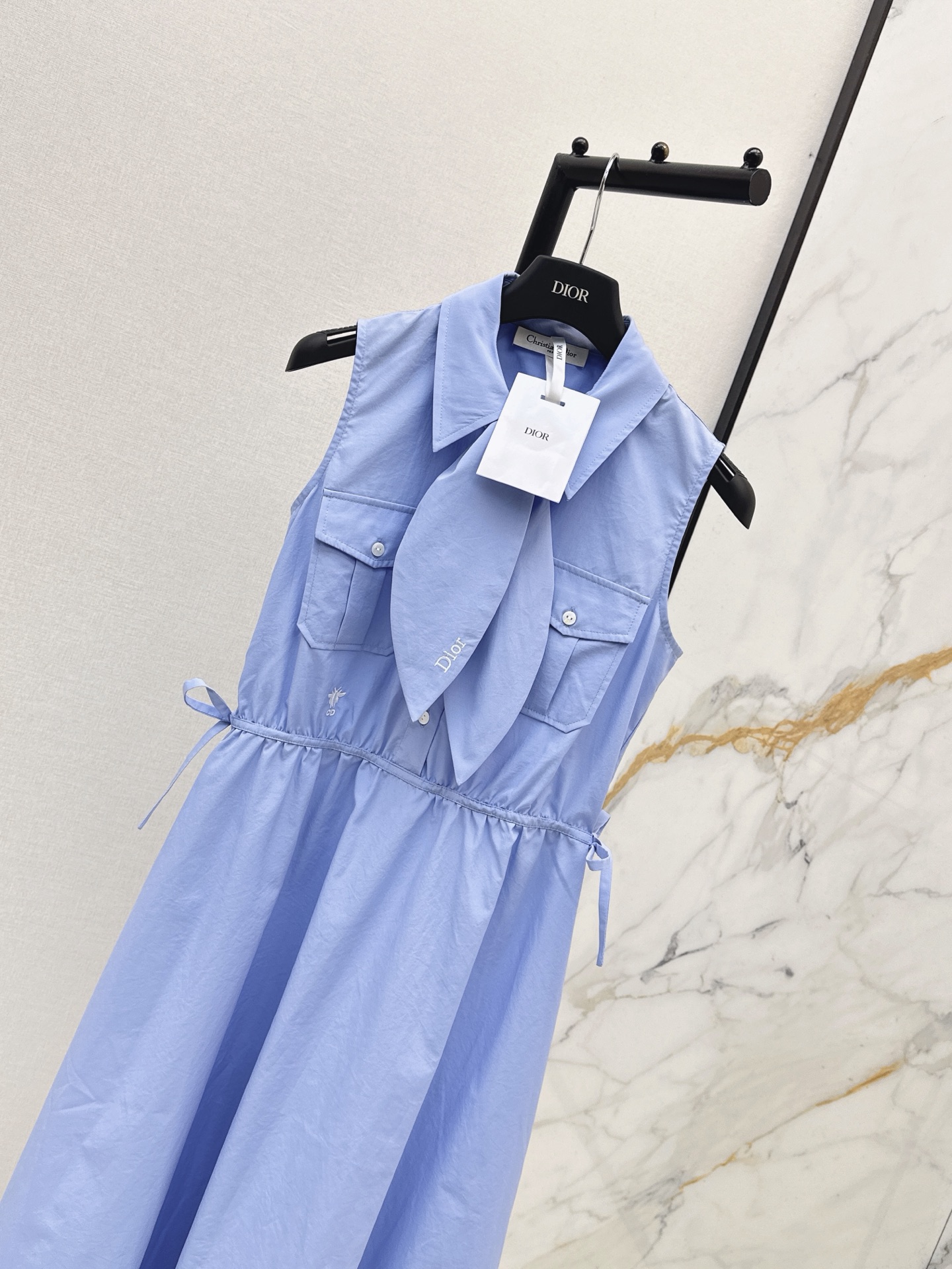CD 26ss sleeveless ribbon dress