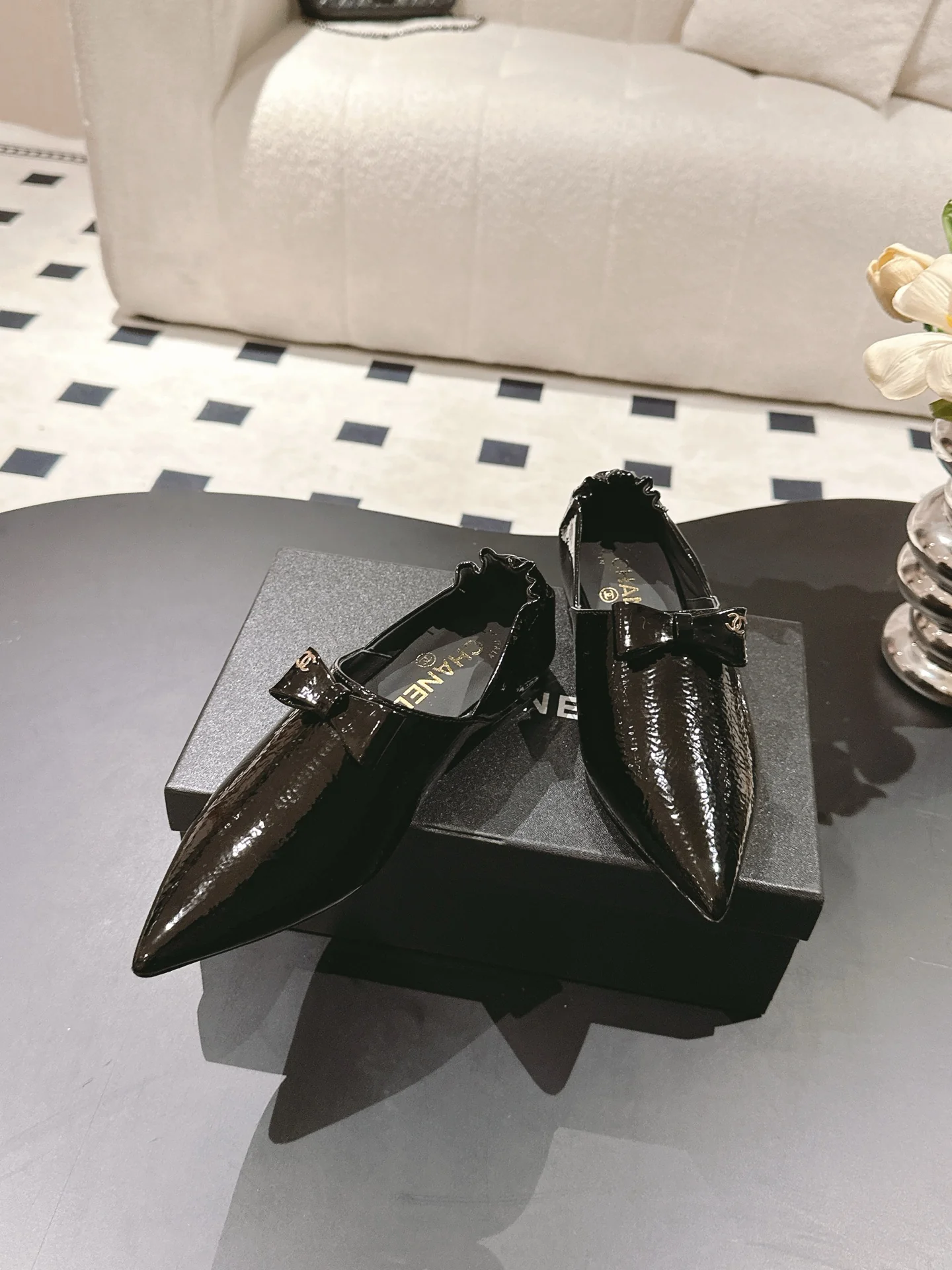 Chan 25fw mary jane flats