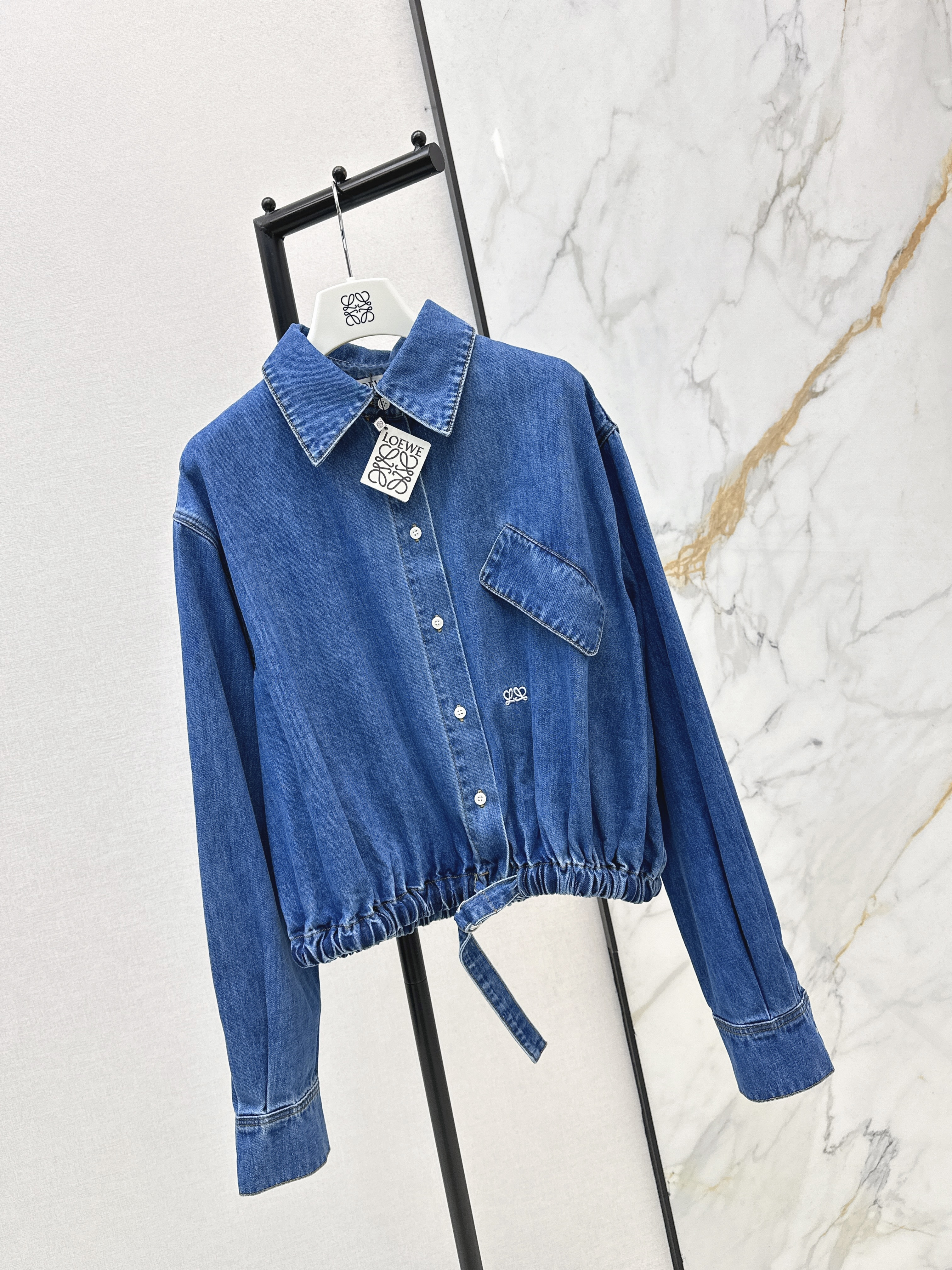 Loe 26ss denim shirt jacket