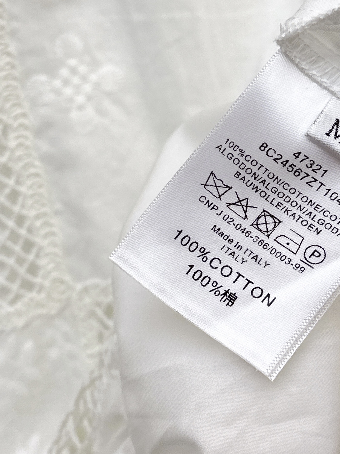 Chan 26ss hollow crochet dress