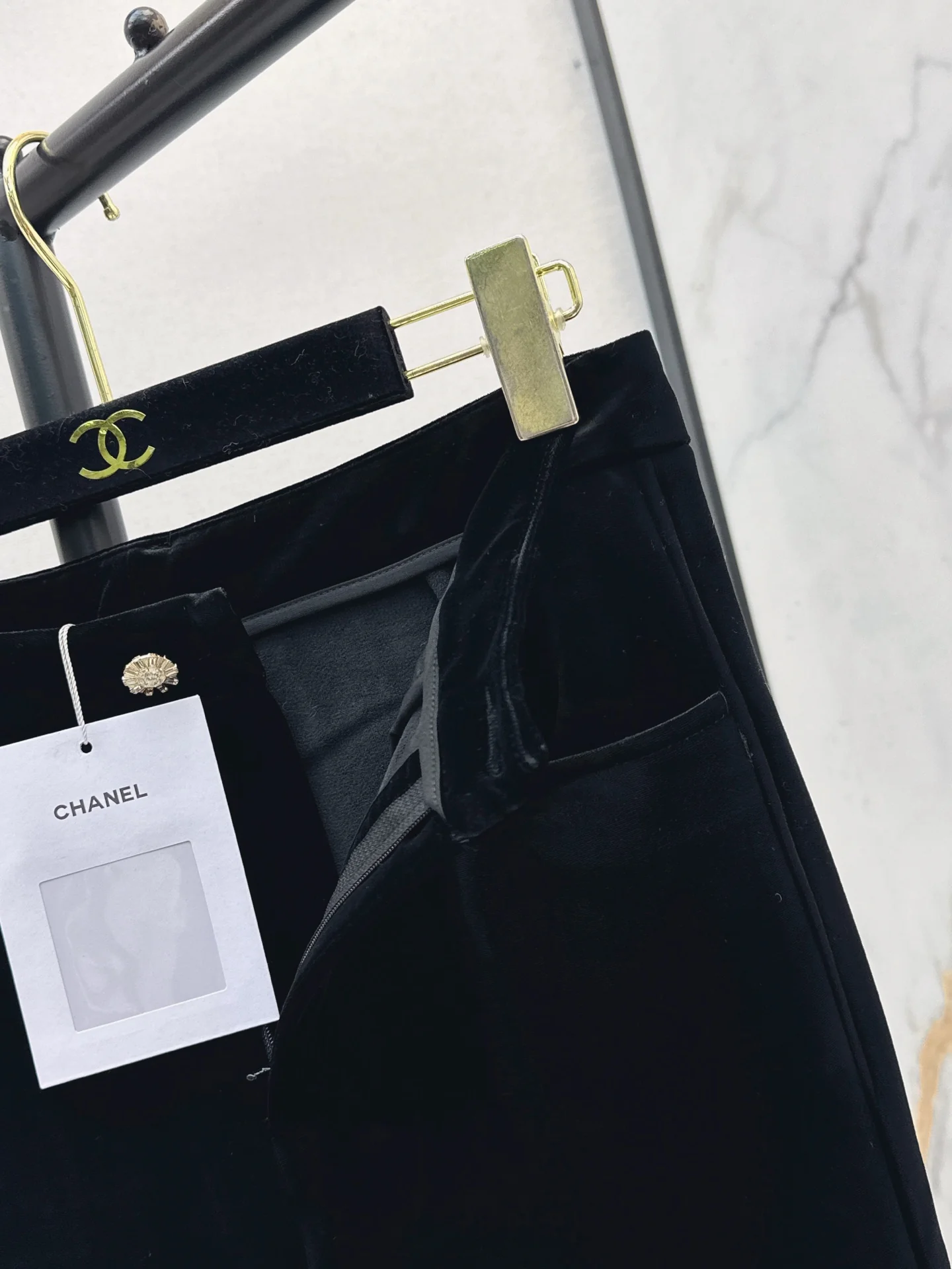 Chan 25fw velvet flared pants