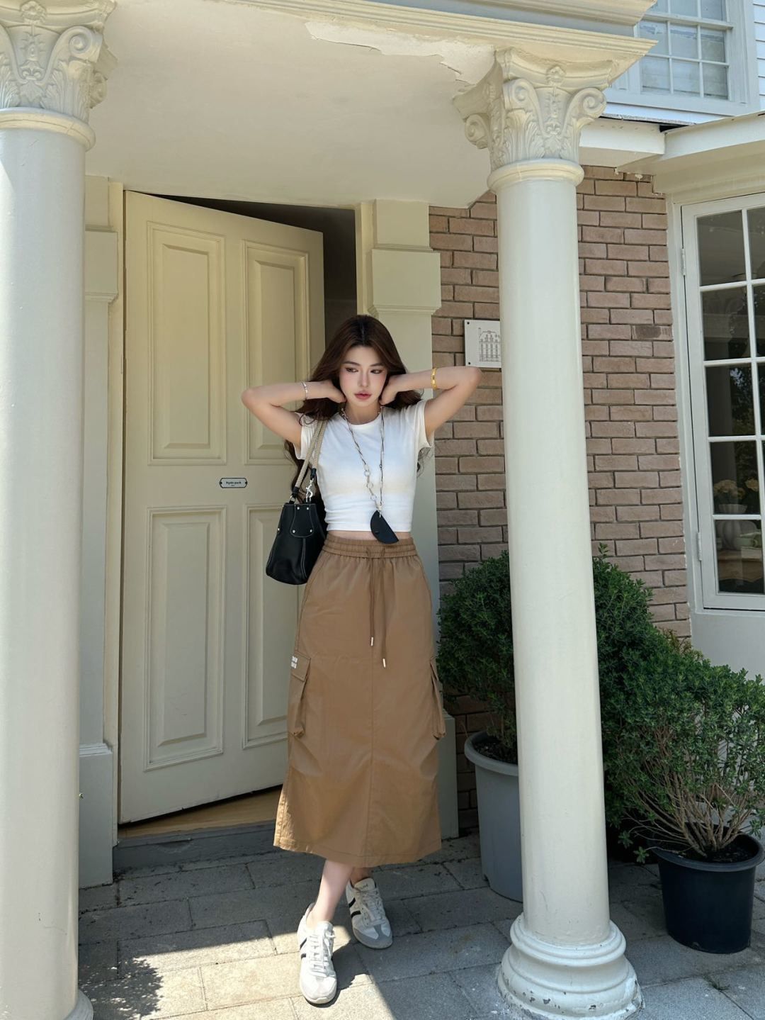 Miu 26ss cargo skirt